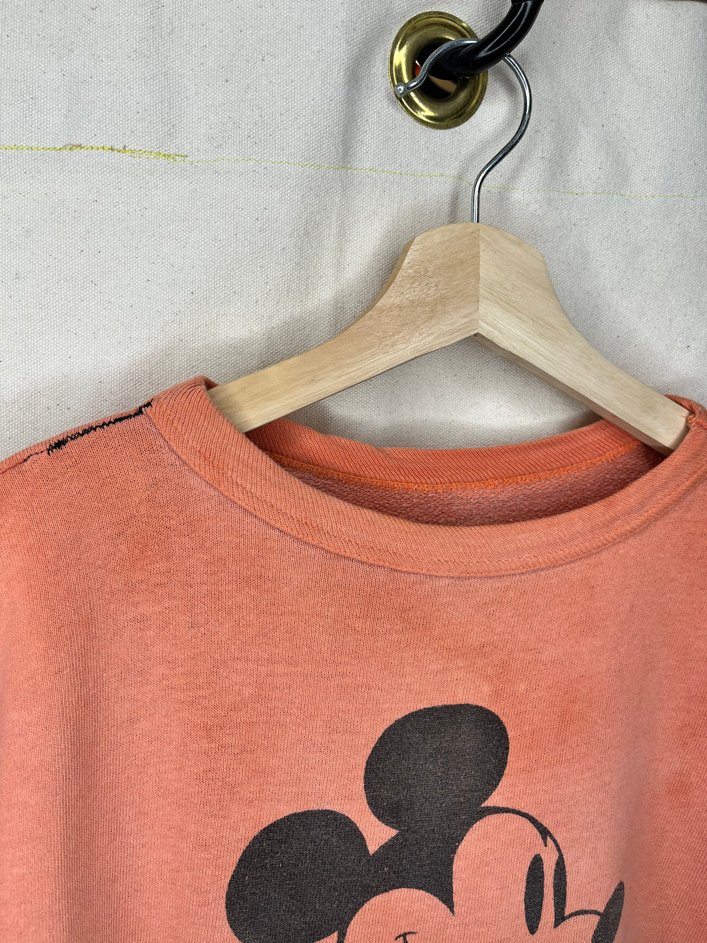 Vintage 1960's Mickey Mouse Crewneck Sweatshirt: Small