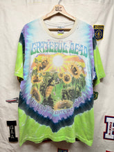 Load image into Gallery viewer, Vintage The Grateful Dead 1995 Summer Tour Turtle Terrapin Sunflower Inspiration Liquid Blue Tie Dye T-Shirt: XL
