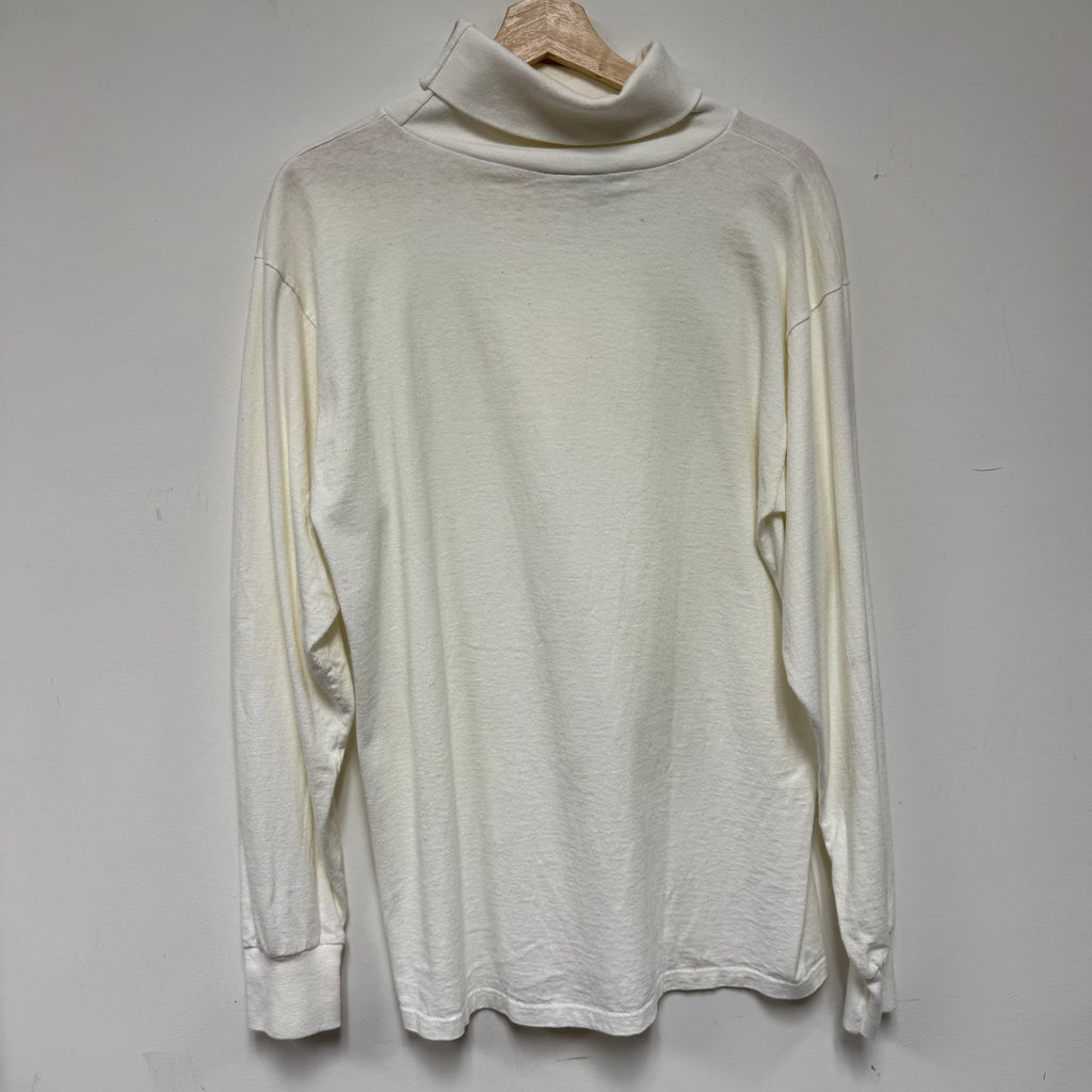 Vintage UE Purple Aces Mock Collar Long Sleeve: L