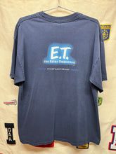 Load image into Gallery viewer, Vintage ET The Extra Terrestrial Movie 20th Anniversary Promo Navy T-Shirt: XL
