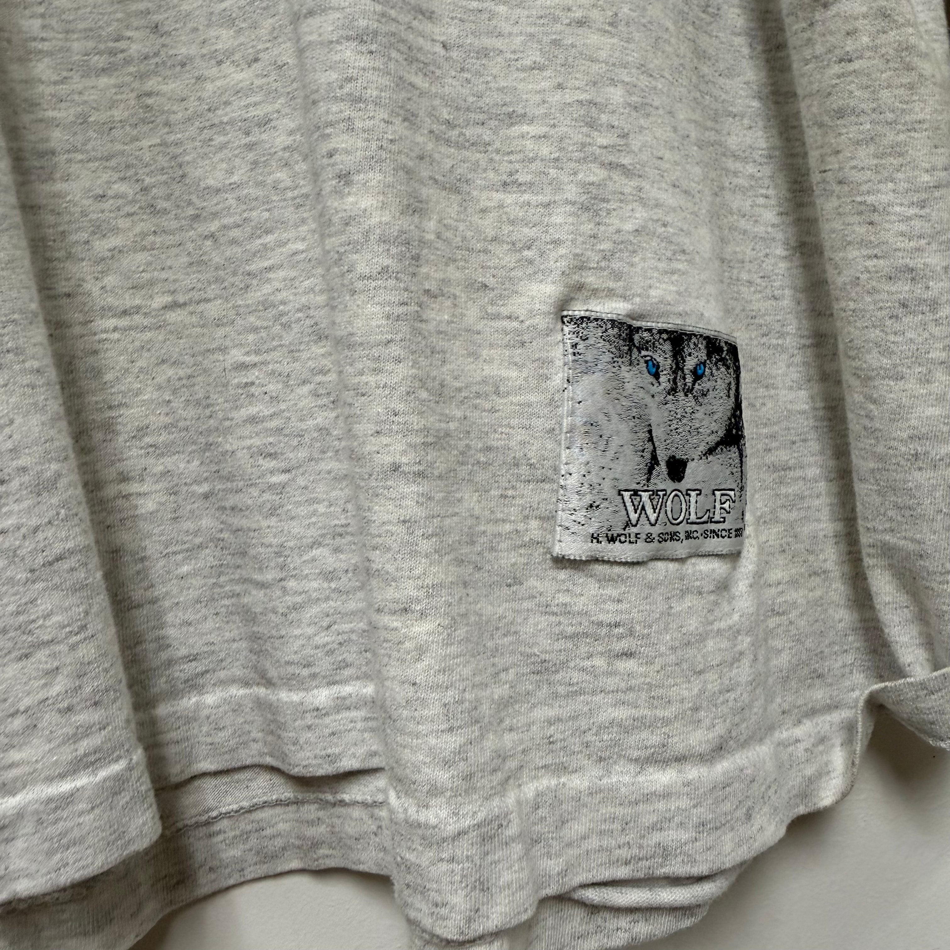 Vintage UE Purple Aces Mock Collar Long Sleeve: M