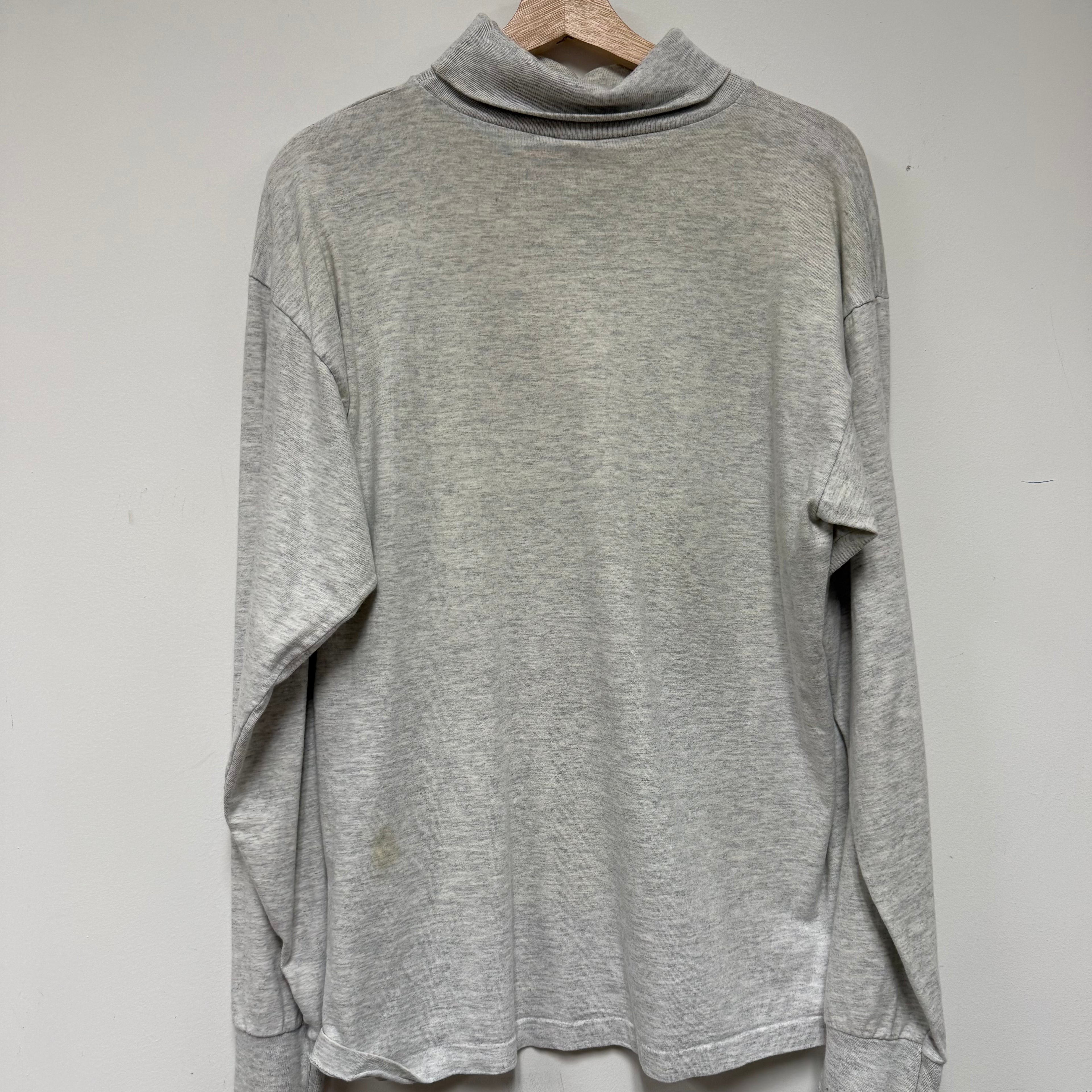 Vintage UE Purple Aces Mock Collar Long Sleeve: M