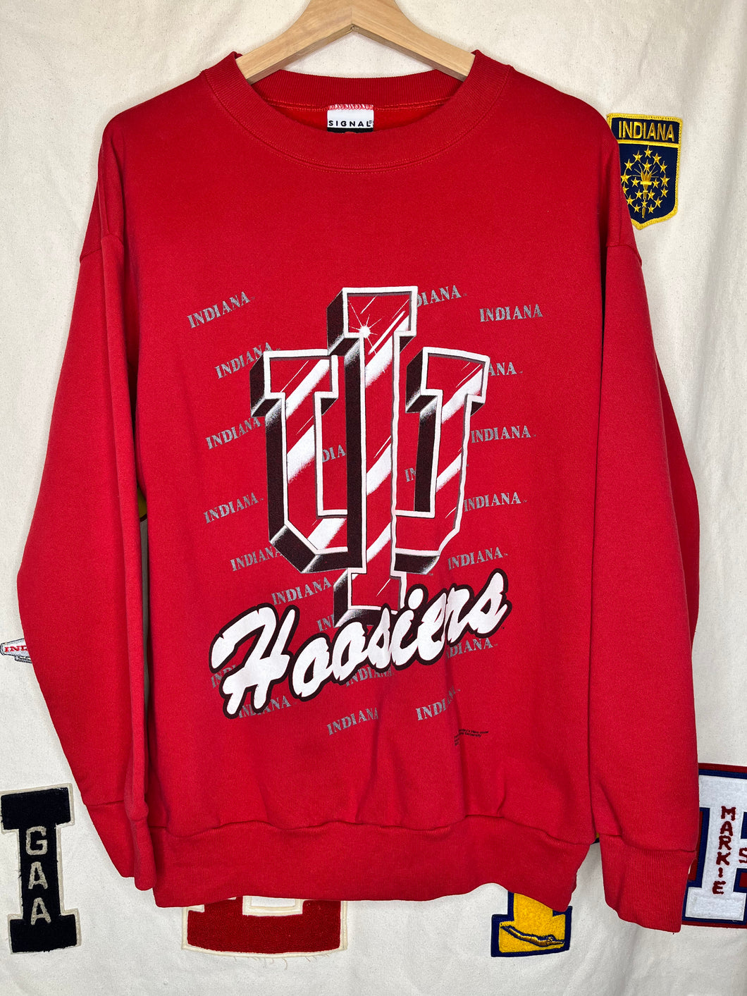 Vintage Indiana University Crewneck Sweatshirt: XL