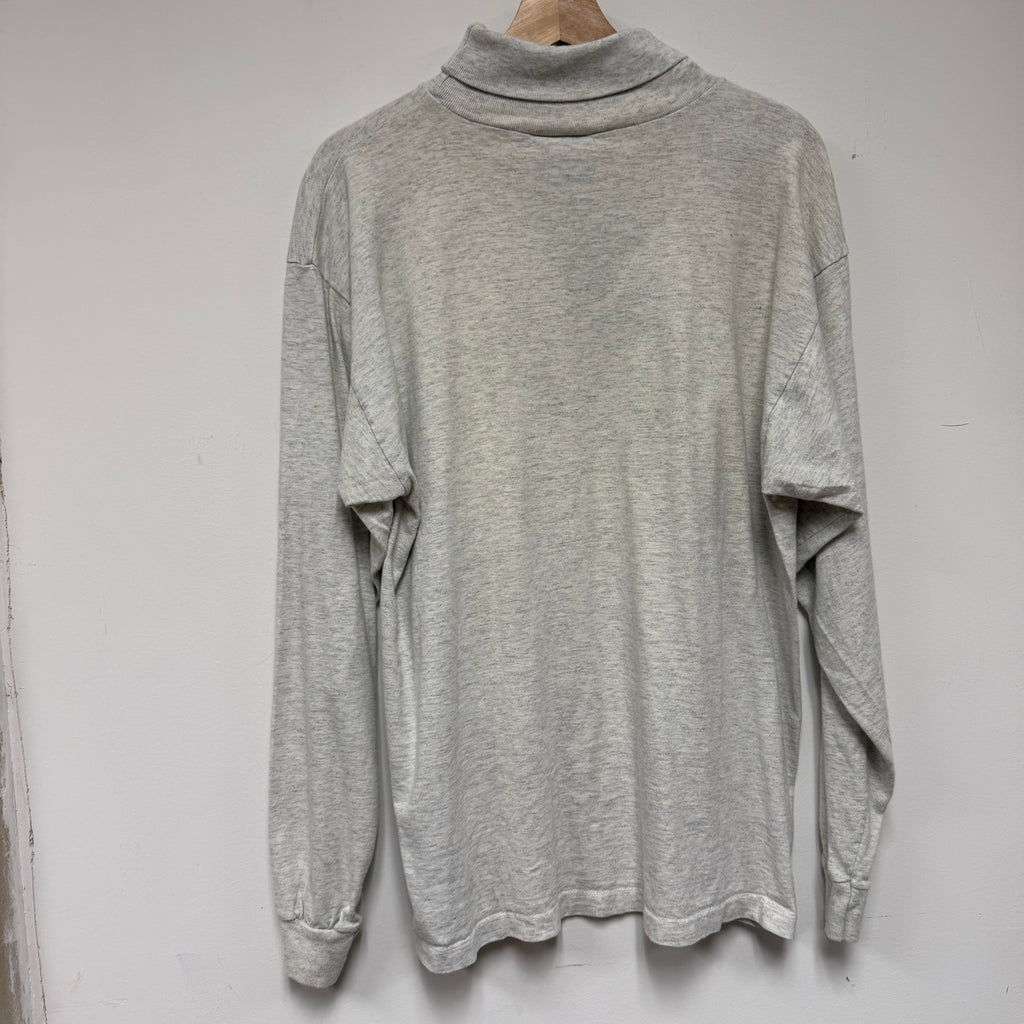 Vintage University of Evansville Aces Mock Collar Long Sleeve: L