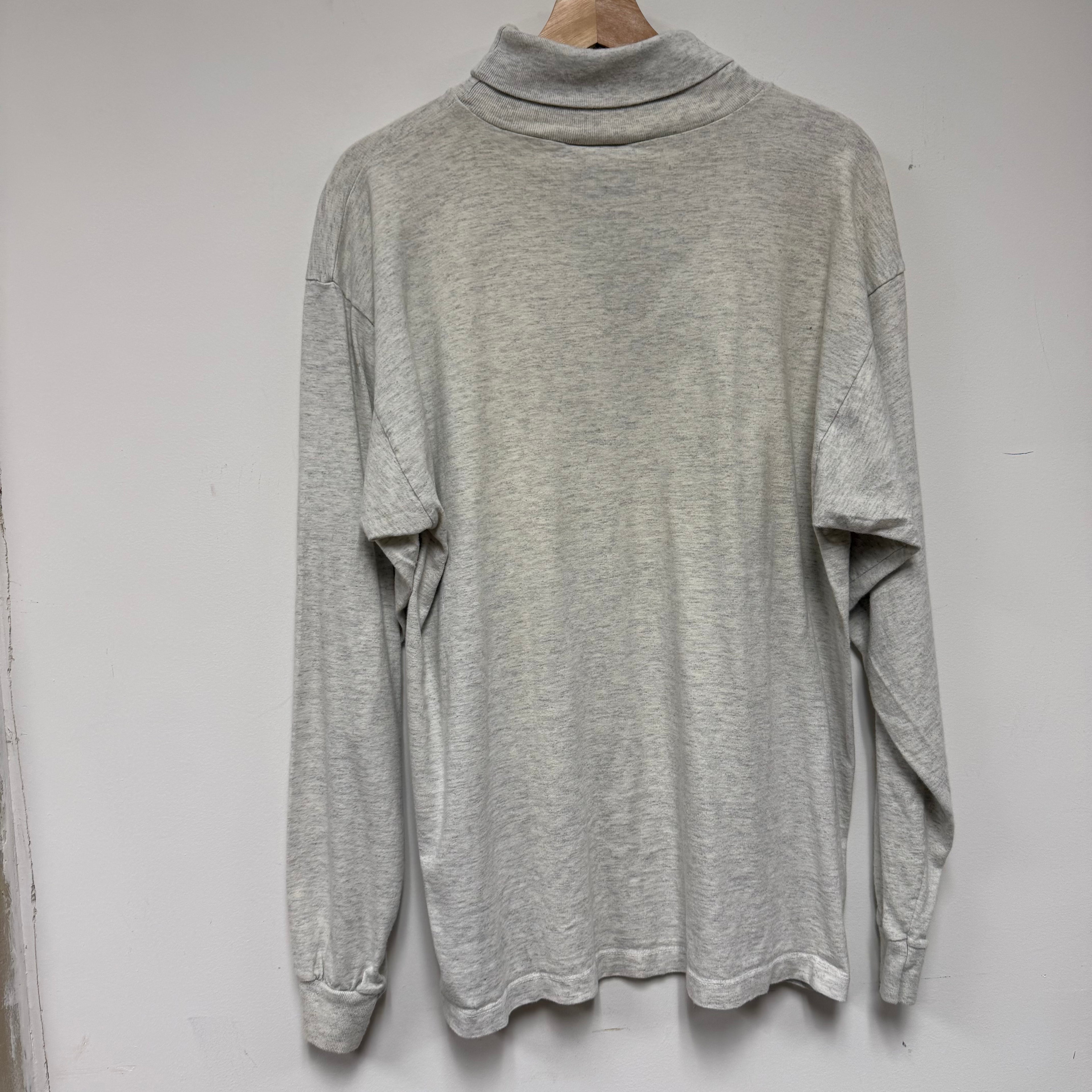 Vintage University of Evansville Aces Mock Collar Long Sleeve: L