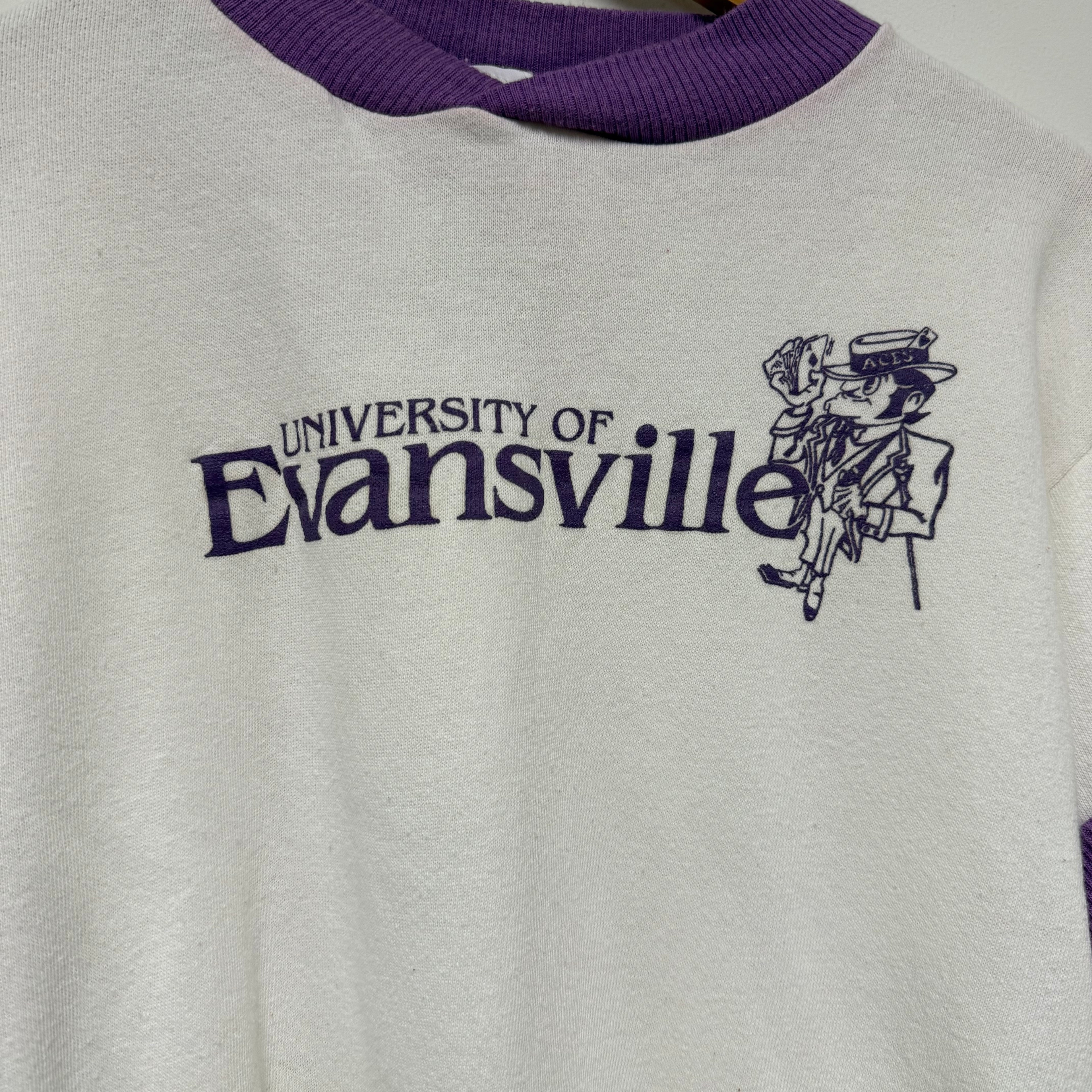 Vintage University of Evansville Sweatshirt: S