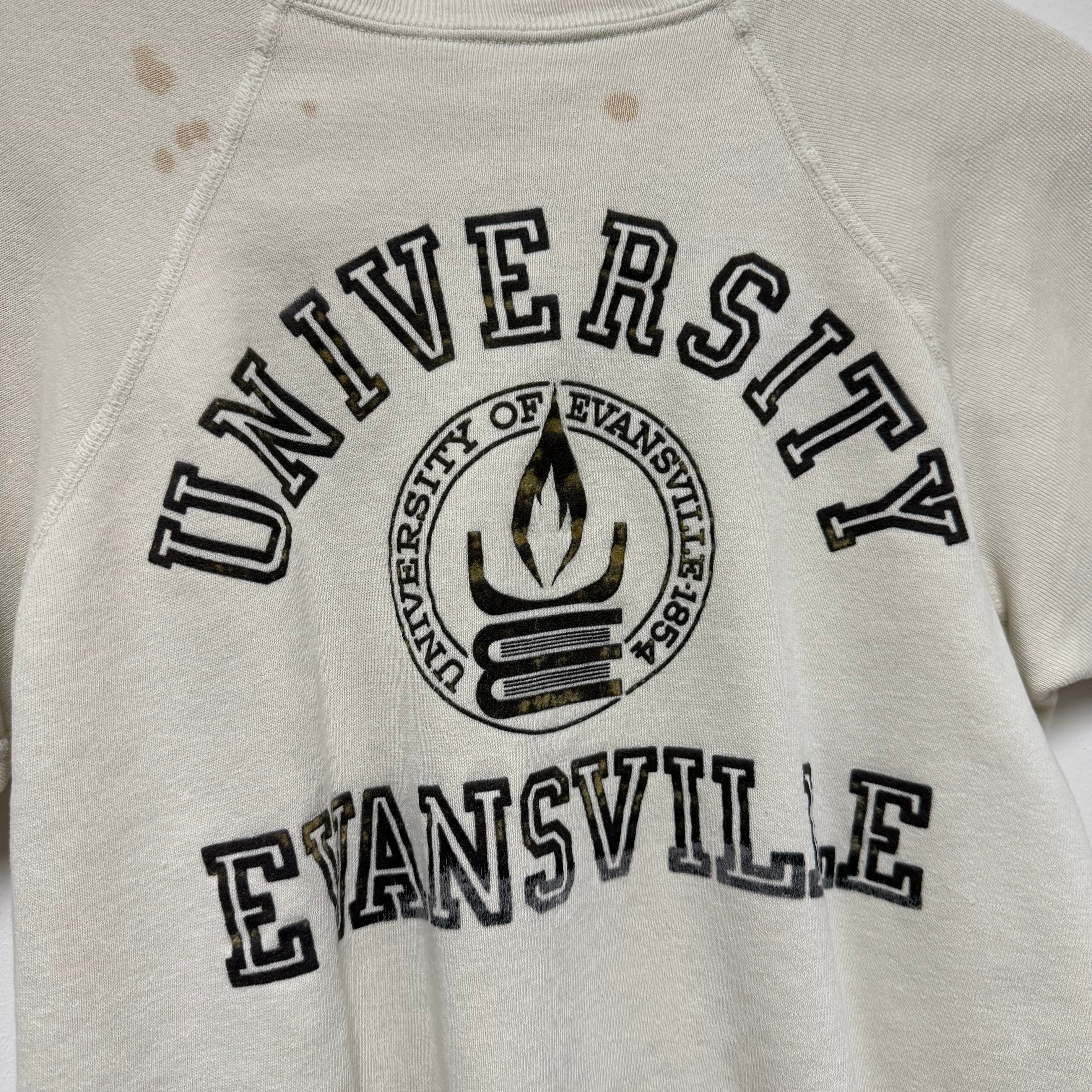 Vintage University of Evansville Short Sleeve Crewneck: M