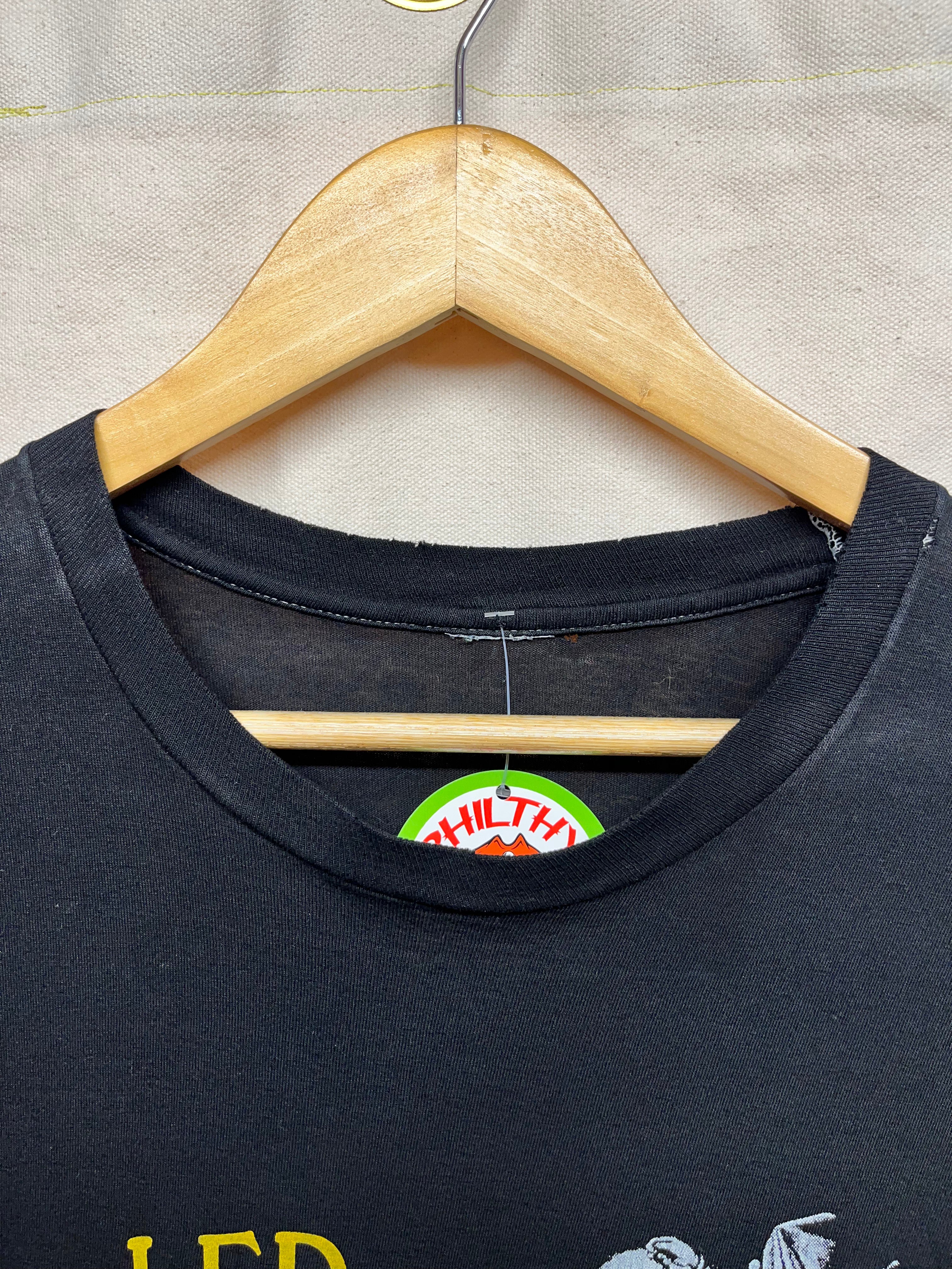 Vintage Led Zeppelin Stairway to Heaven 80's Band Thin Single Stitch T-Shirt: Large