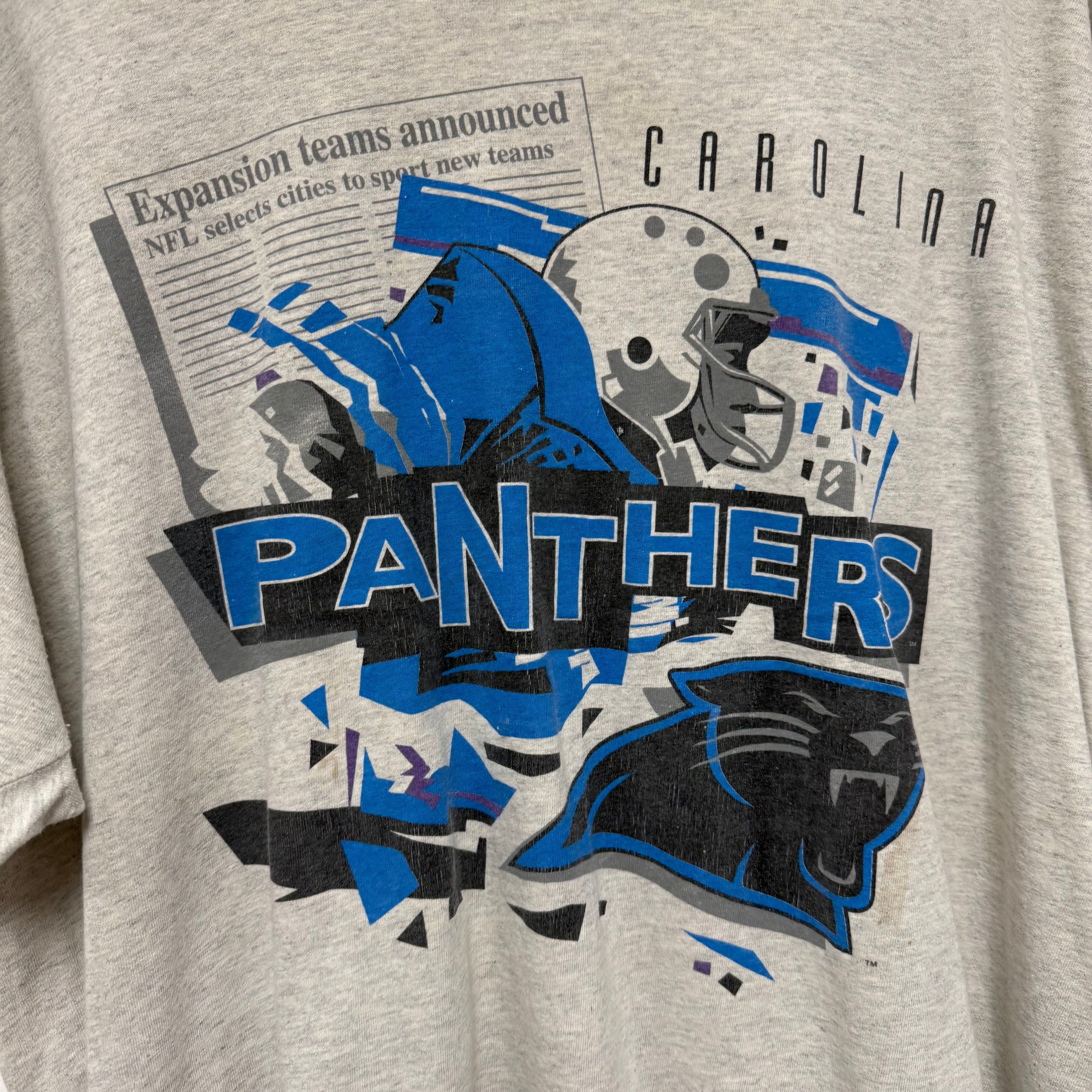 Vintage NFL Carolina Panthers T-Shirt: XXL