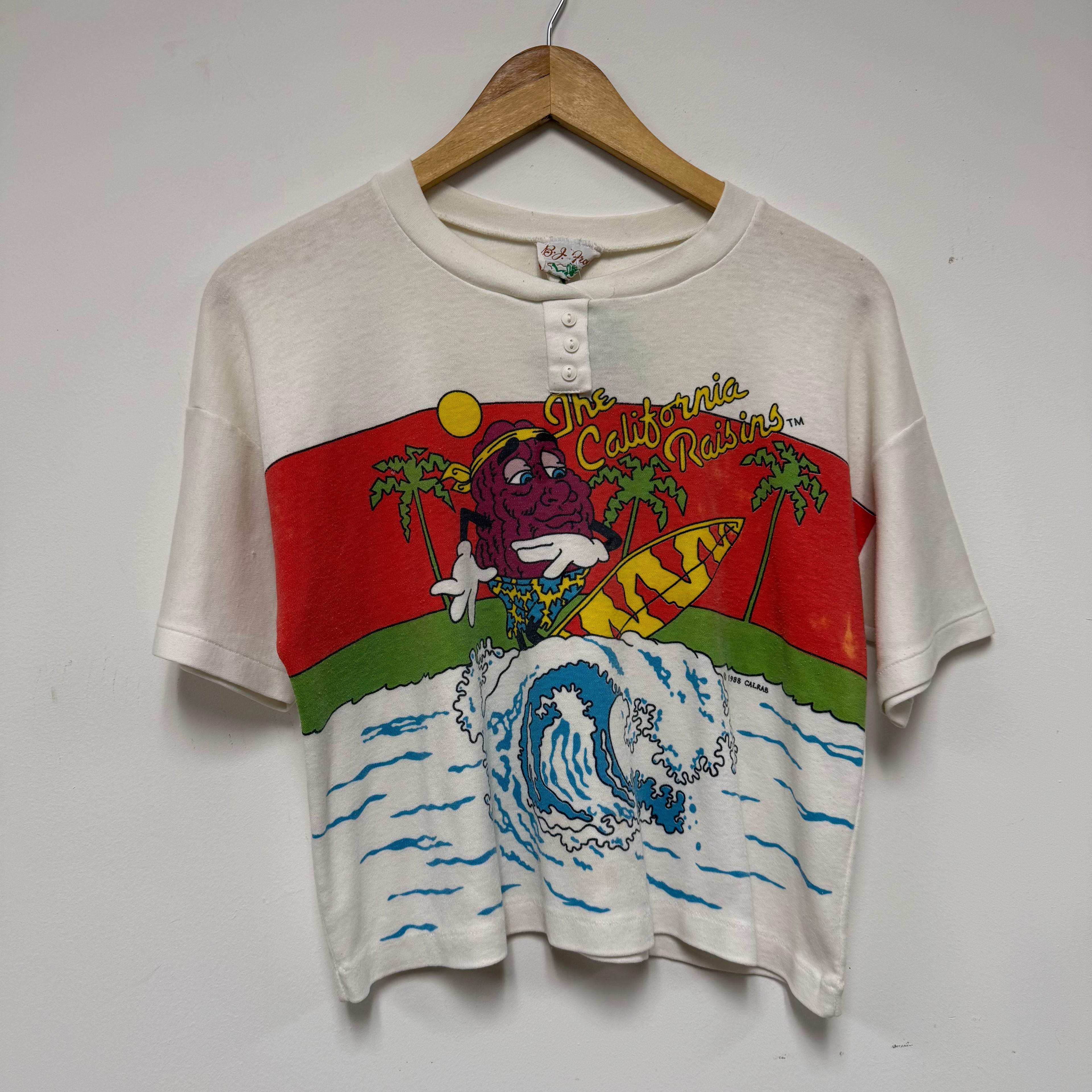 Vintage California Raisins Crop Surf T-Shirt: L