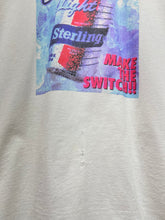 Load image into Gallery viewer, Vintage Sterling Light Beer Lighten Up Make the Switch Evansville T-Shirt: Large
