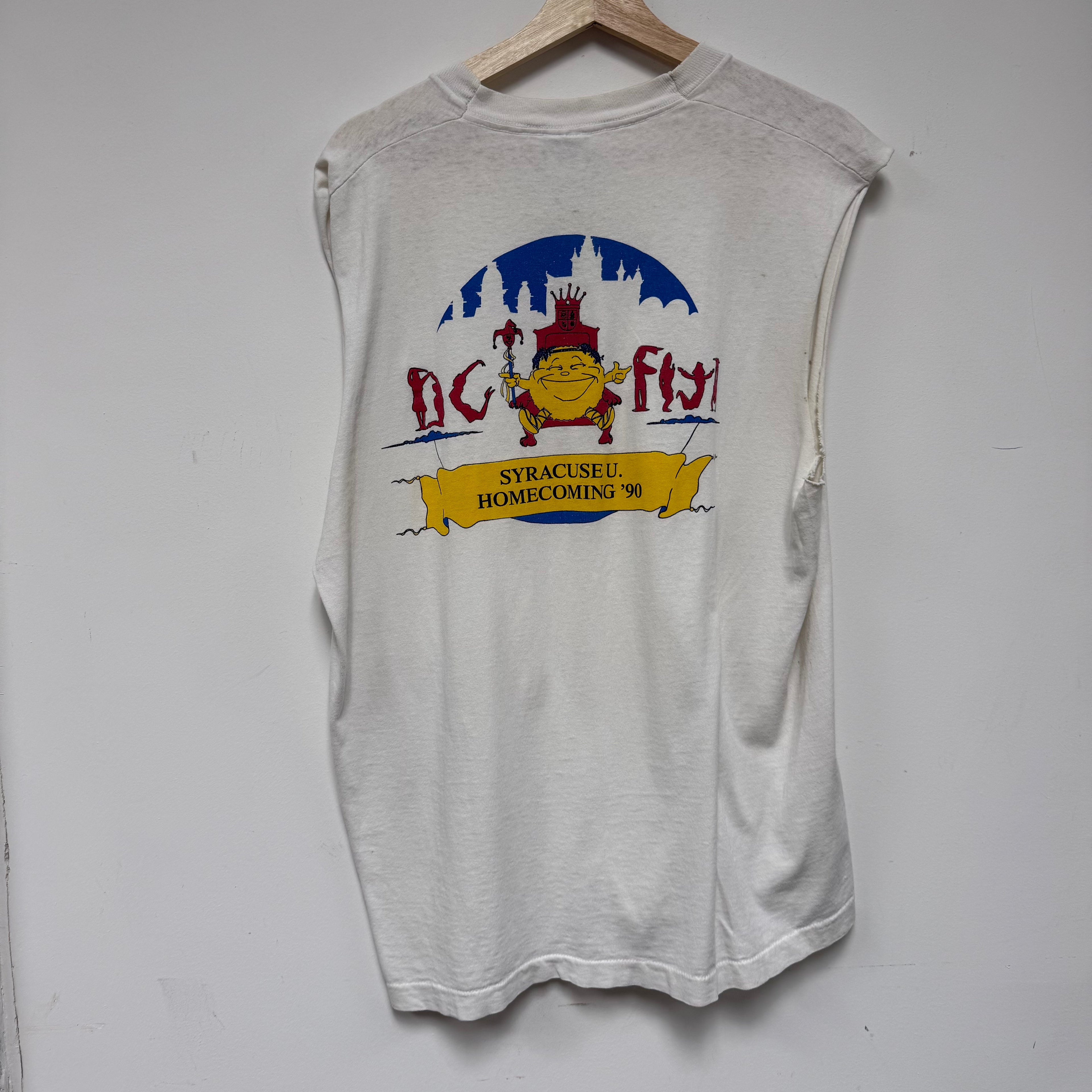 Vintage '90 Mardi Gras Syracuse Uni Homecoming Tank Top: XL