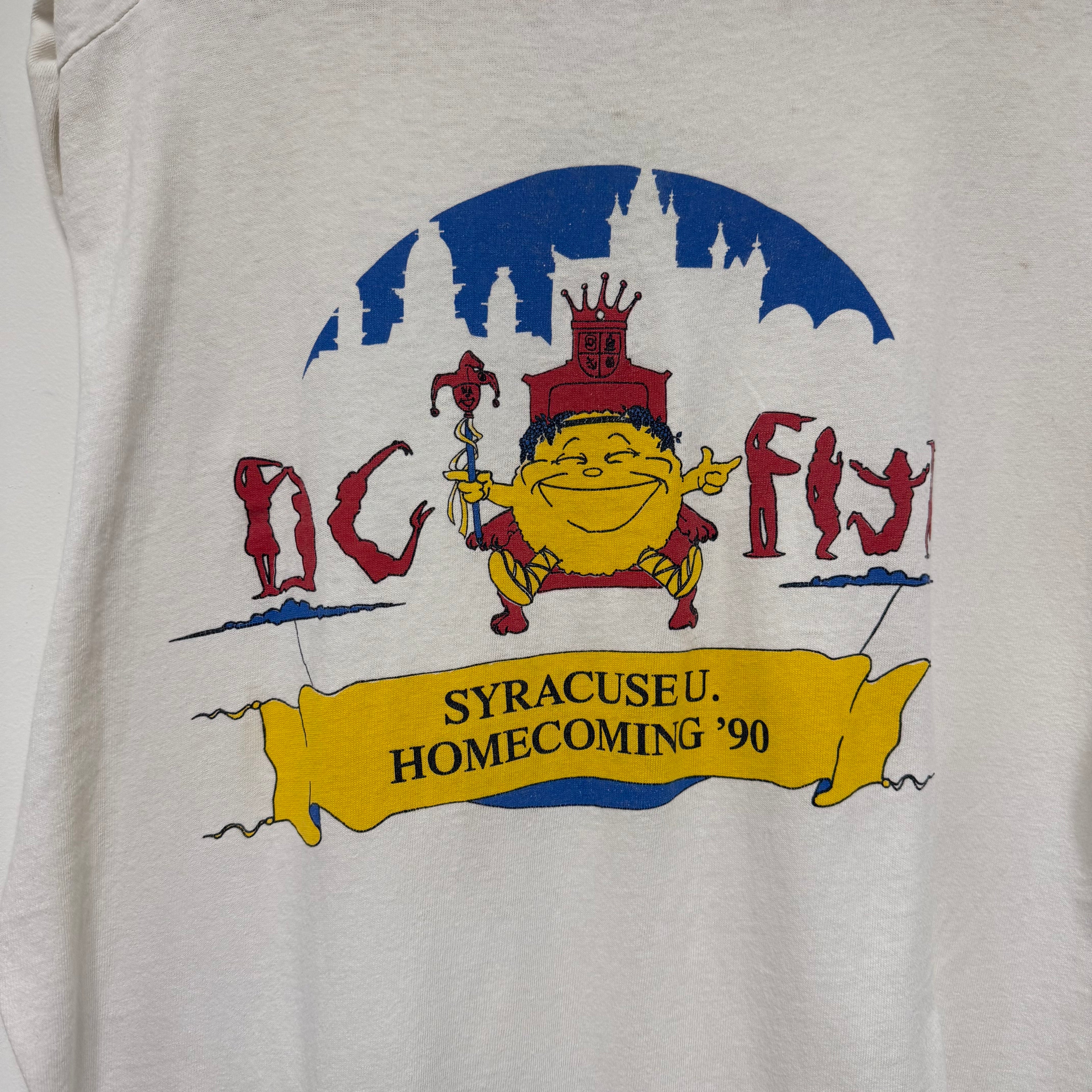 Vintage '90 Mardi Gras Syracuse Uni Homecoming Tank Top: XL