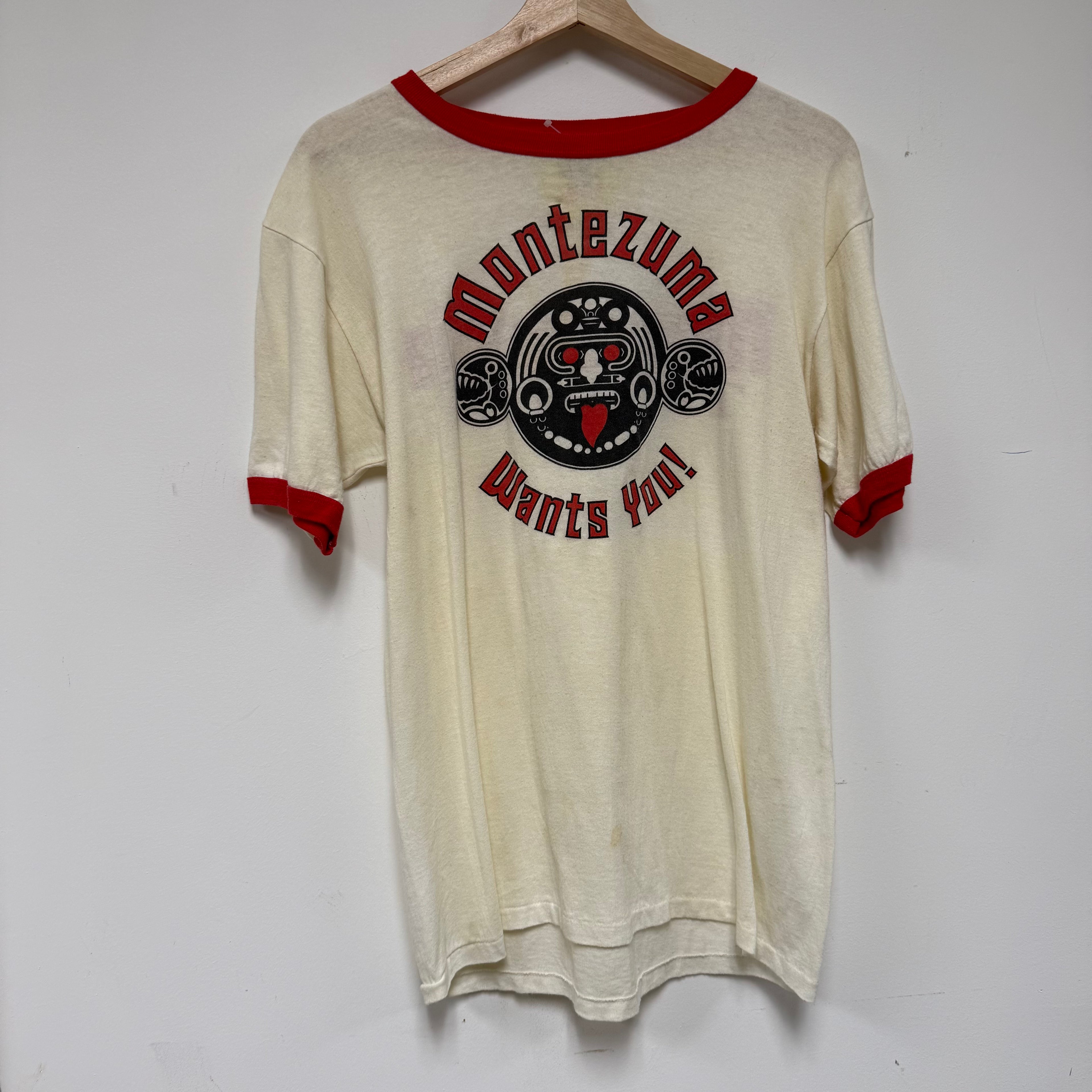 Vintage Montazuma Tequila T-Shirt: XL