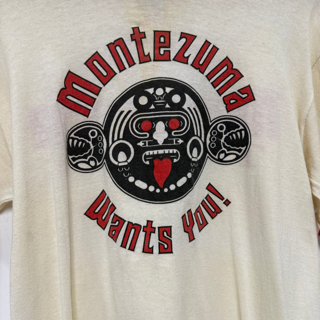 Vintage Montazuma Tequila T-Shirt: XL
