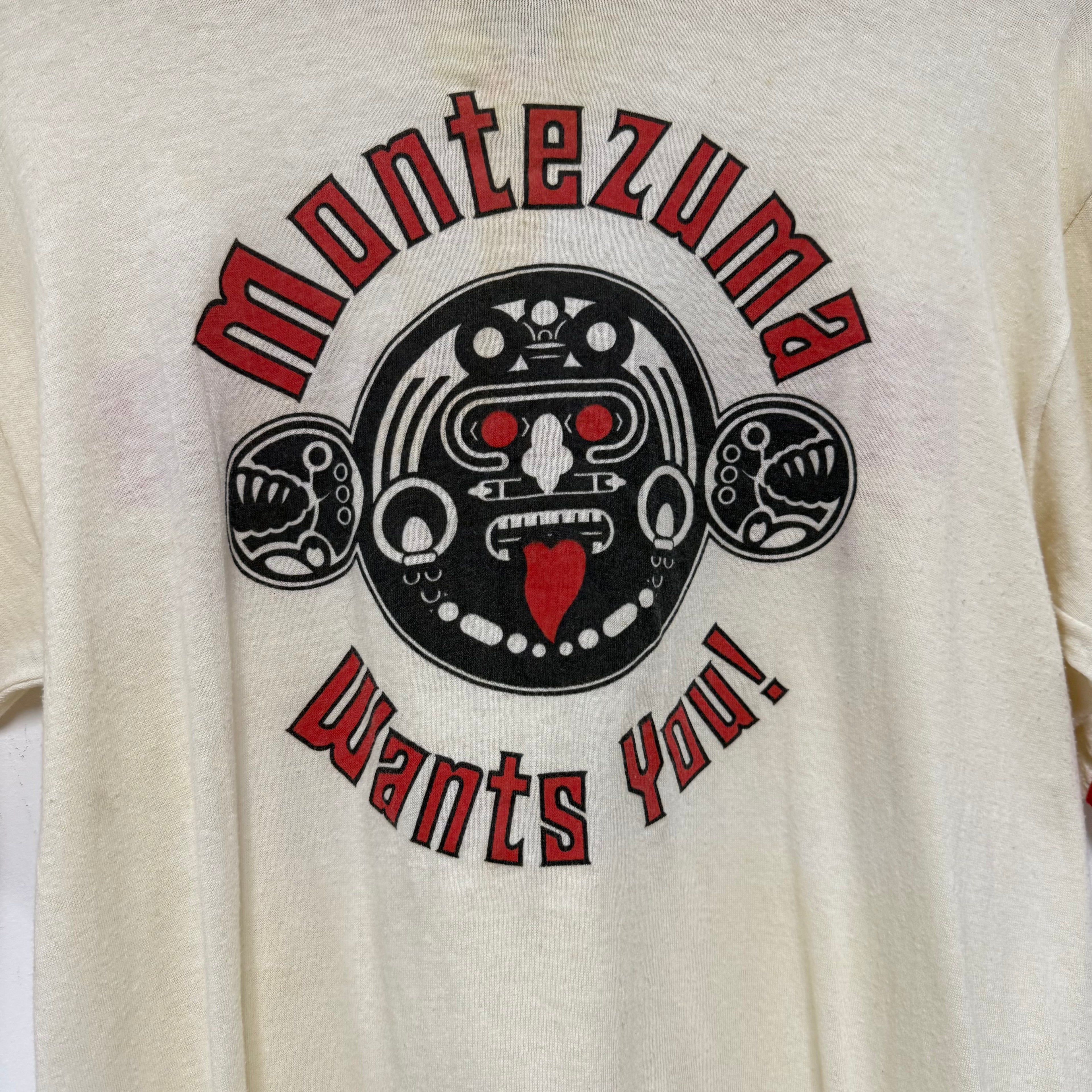 Vintage Montazuma Tequila T-Shirt: XL