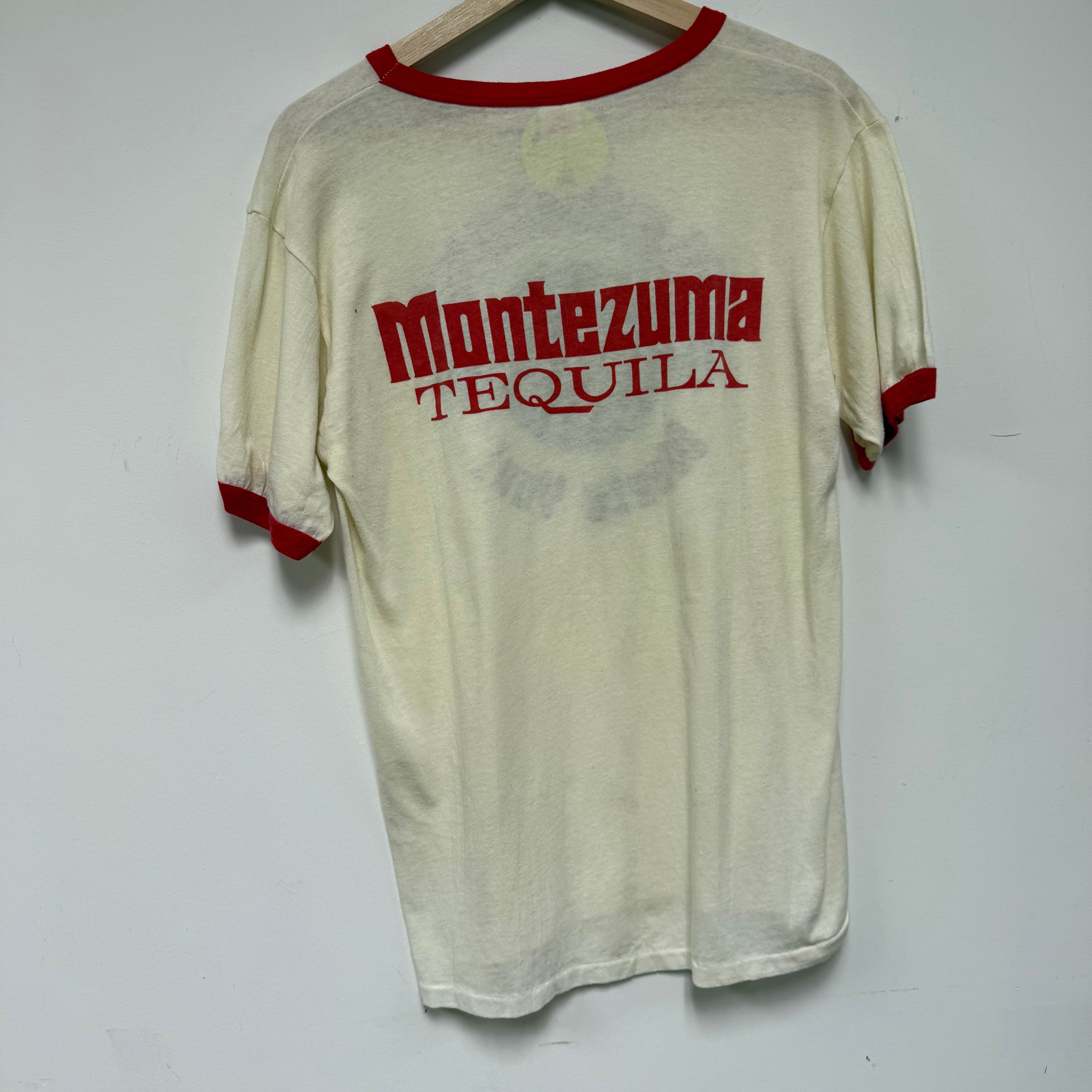 Vintage Montazuma Tequila T-Shirt: XL