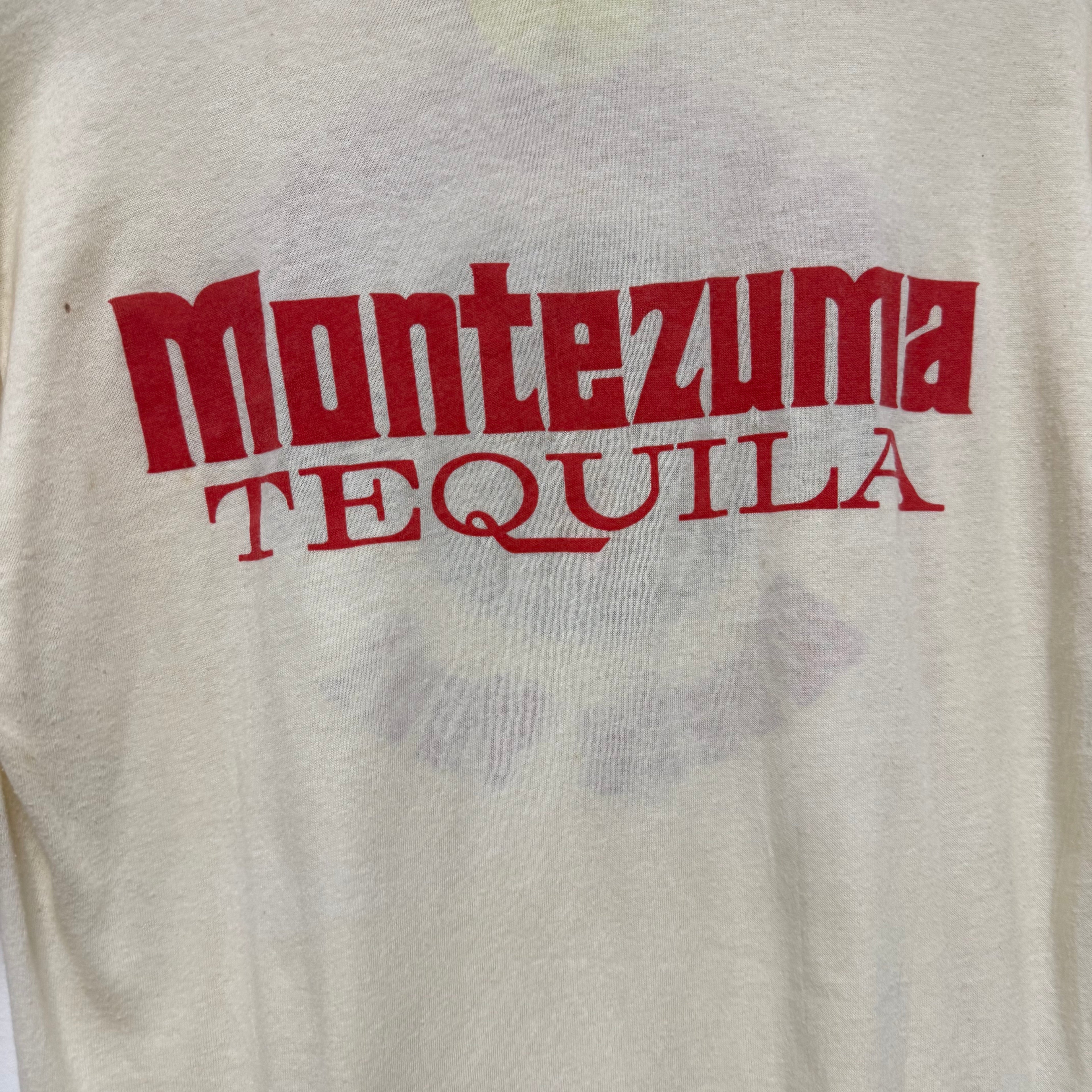 Vintage Montazuma Tequila T-Shirt: XL
