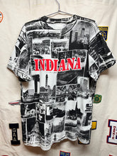 Load image into Gallery viewer, Vintage Indiana All Over Print Indianapolis Colts City Photos USA T-Shirt: XL
