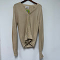 Vintage Beige Cardigan: S