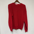 Vintage Lord Jeff Red Whaler Knit Sweater: M