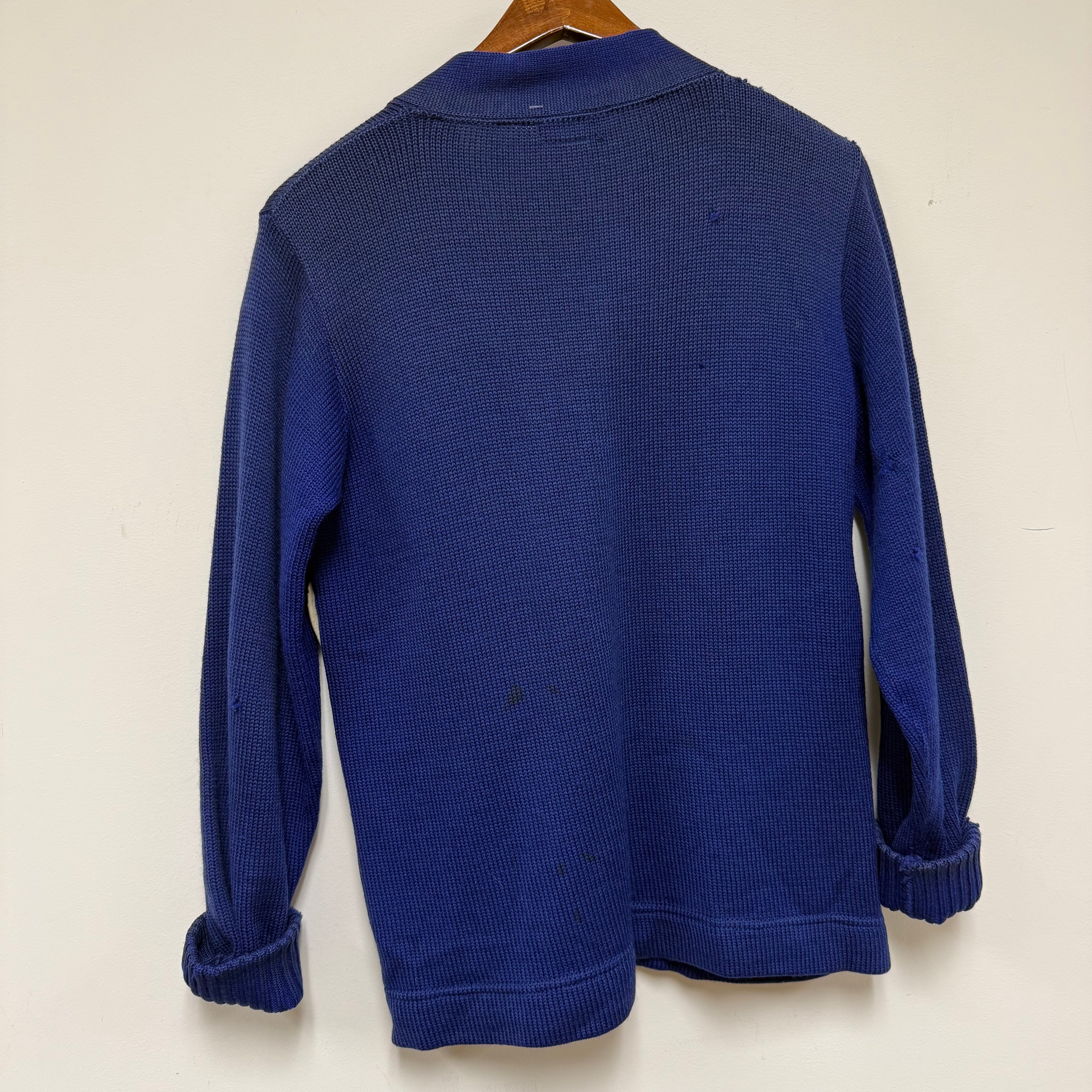 Vintage 1946 Memorial High School Knit Cardigan: S