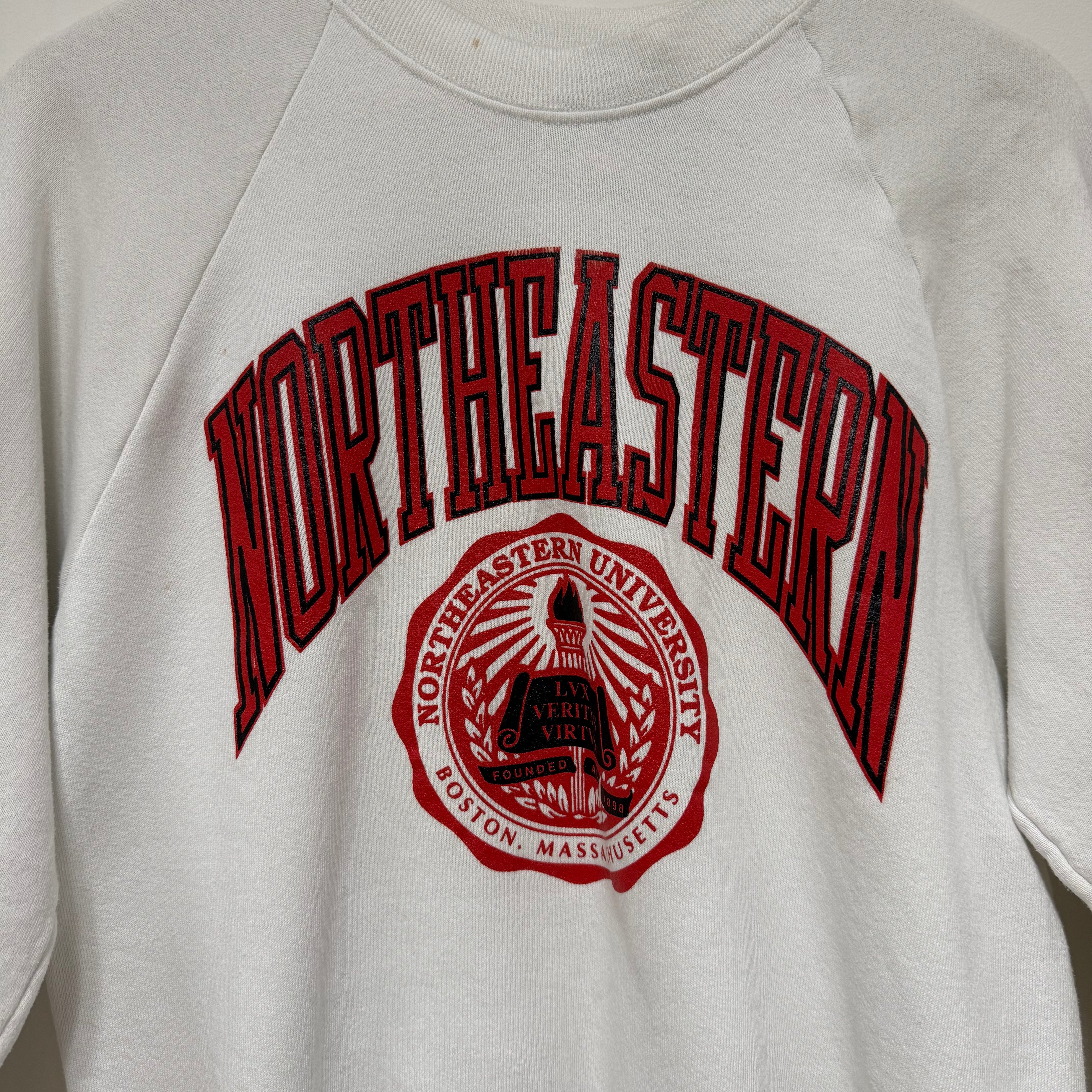 Vintage Northeastern University Boston Sweatshirt: L