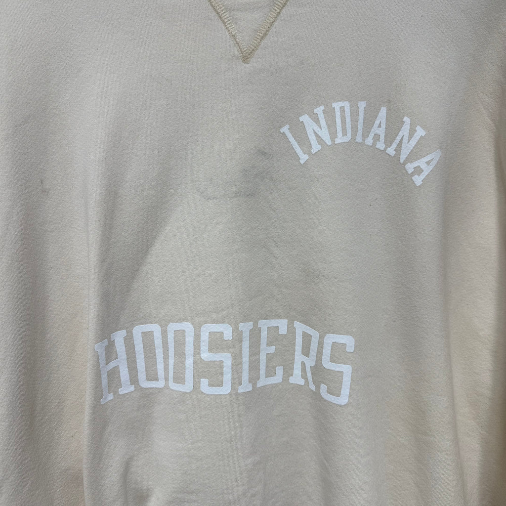 Vintage Indiana Hoosiers IU Mock Collar Sweatshirt: L