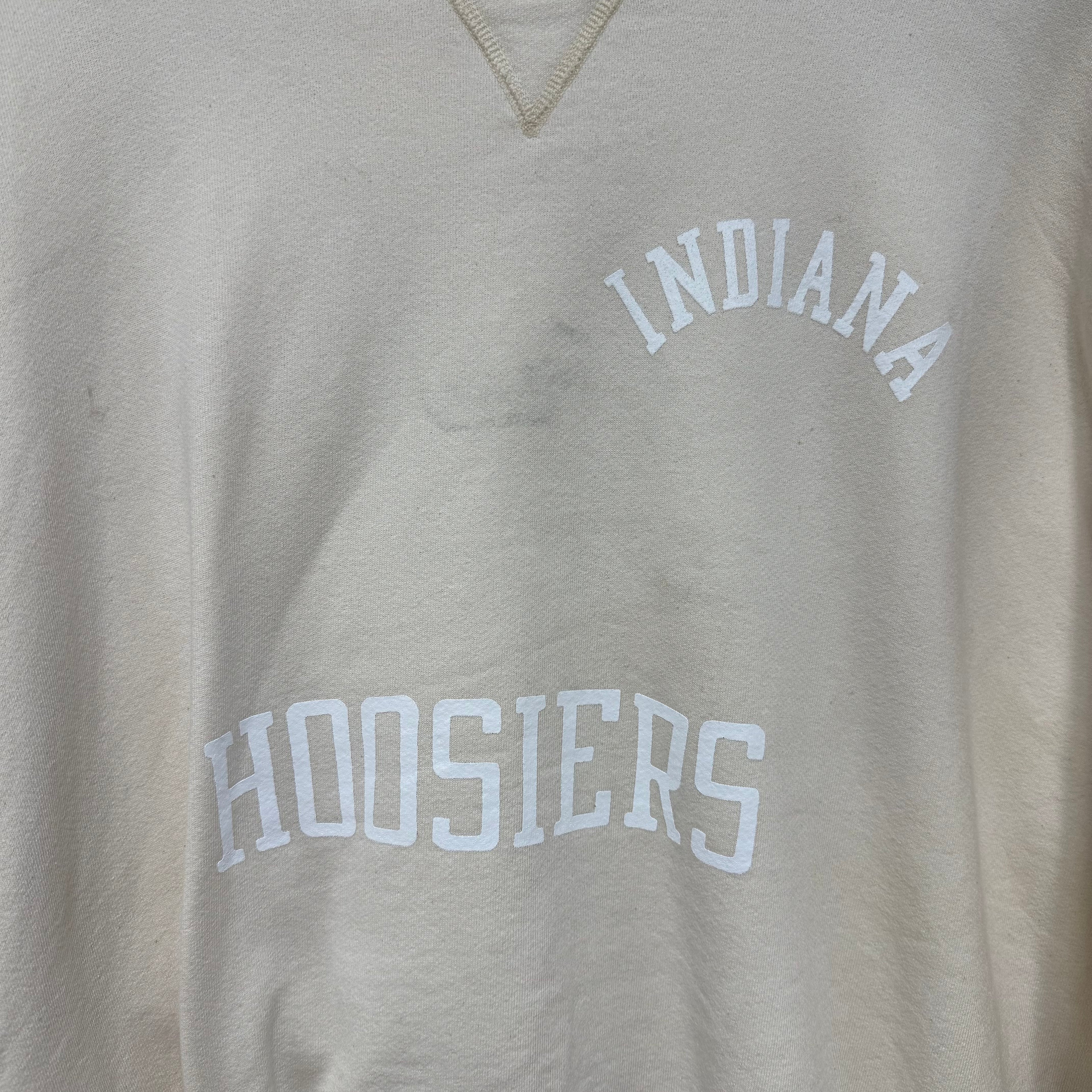 Vintage Indiana Hoosiers IU Mock Collar Sweatshirt: L