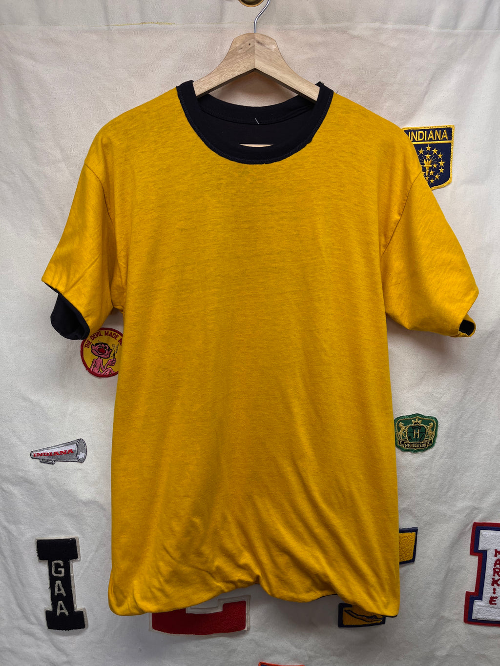 Vintage University of New Mexico UNM 80's Champion Reversible Double Face T-Shirt: Large