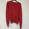 Vintage Red Polo Ralph Lauren Sweater: L/XL