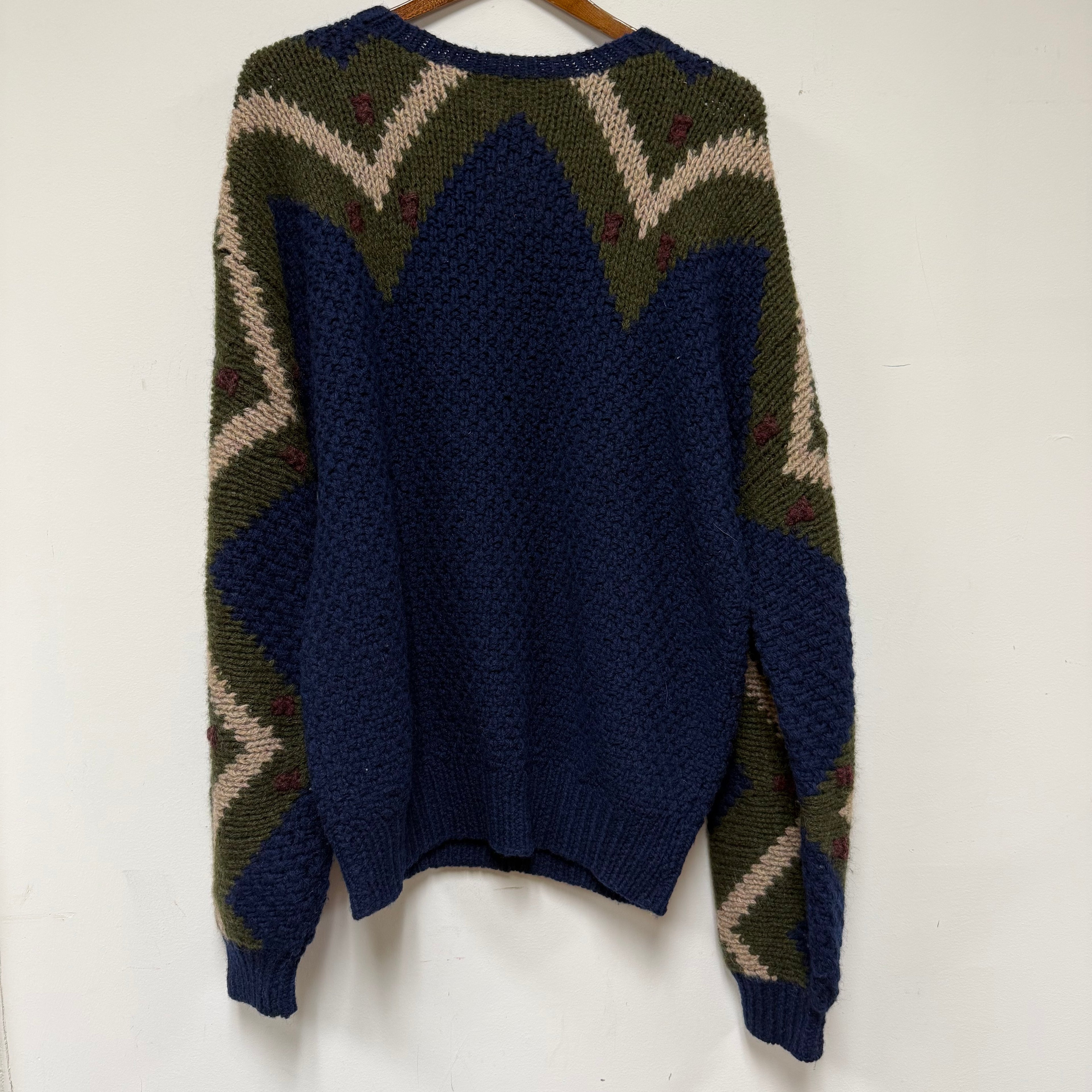 Vintage Heartland Knit Sweater: L
