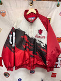Vintage Indiana University Hoosiers IU Logo Athletic Splash Jacket: XL