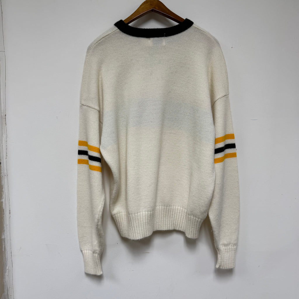 Vintage NFL Pittsburgh Steelers Knit Sweater: XL