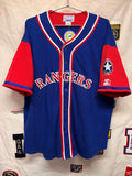 Vintage Texas Rangers Starter Cotton MLB Baseball Jersey: XL