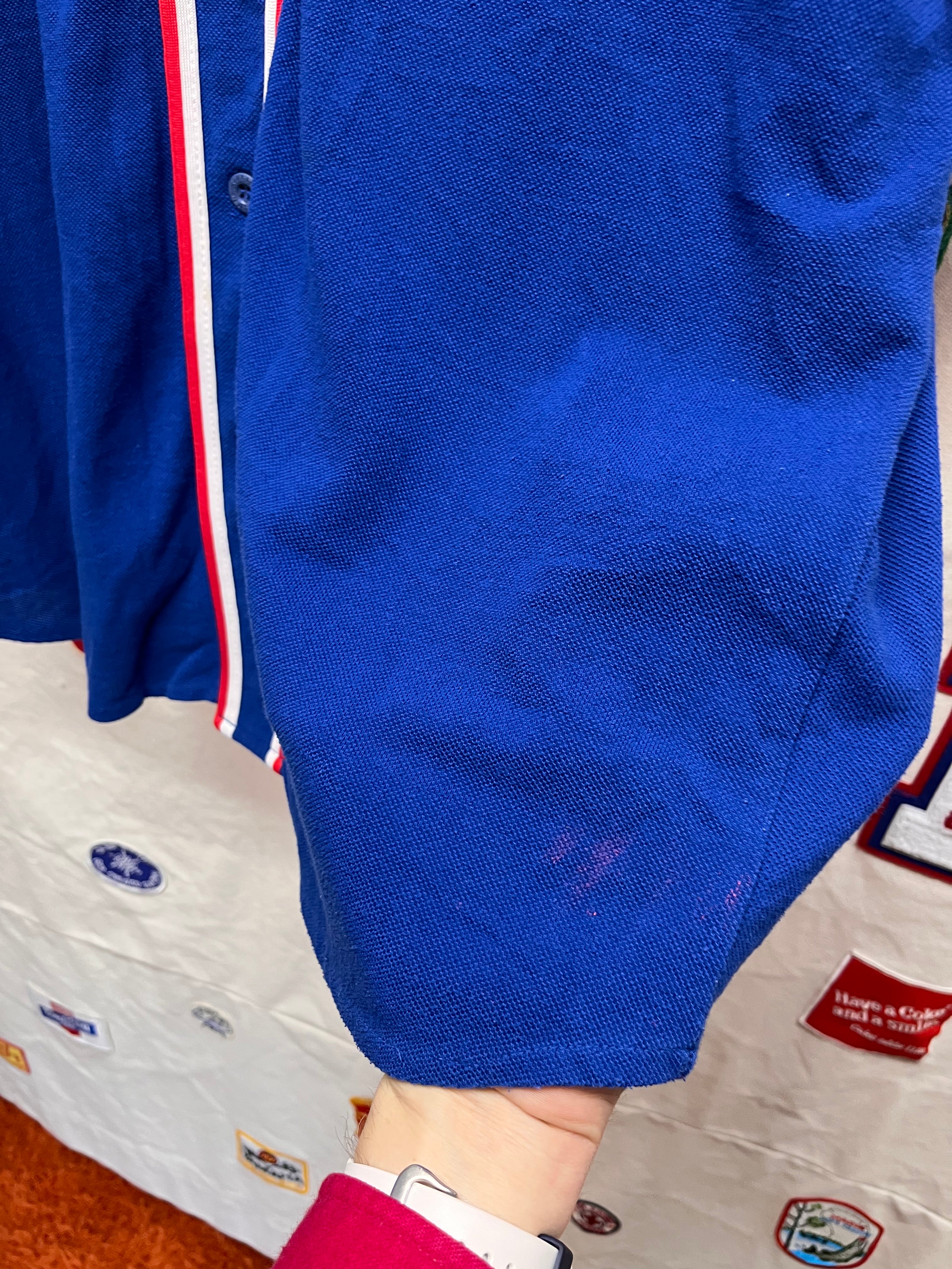 Vintage Texas Rangers Starter Cotton MLB Baseball Jersey: XL