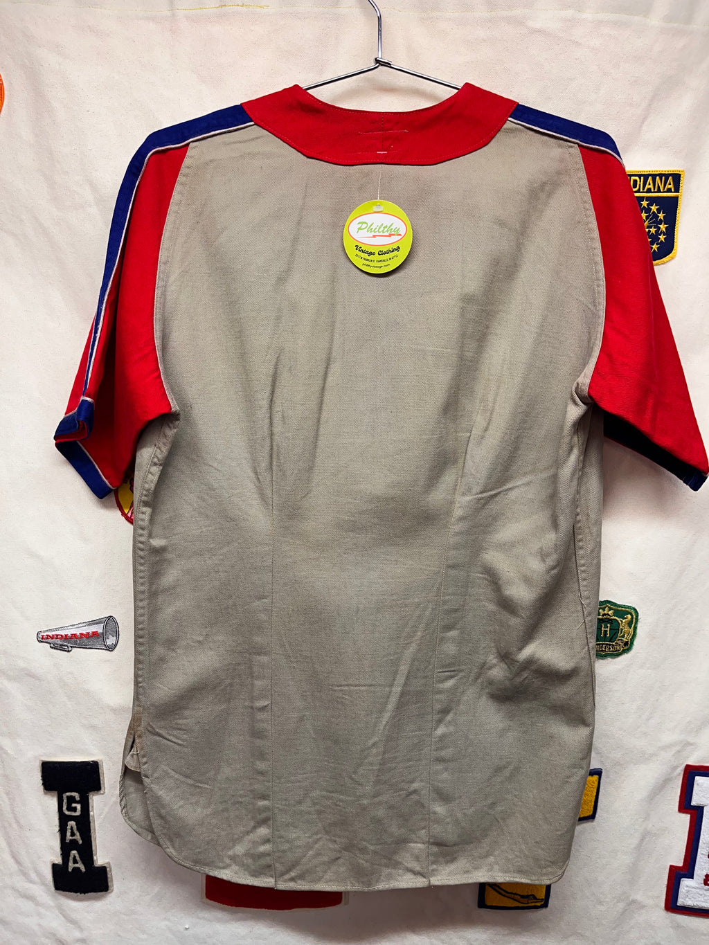 True Vintage 50's Delker Henderson, Kentucky Beards Evansville Team Baseball Jersey: Medium