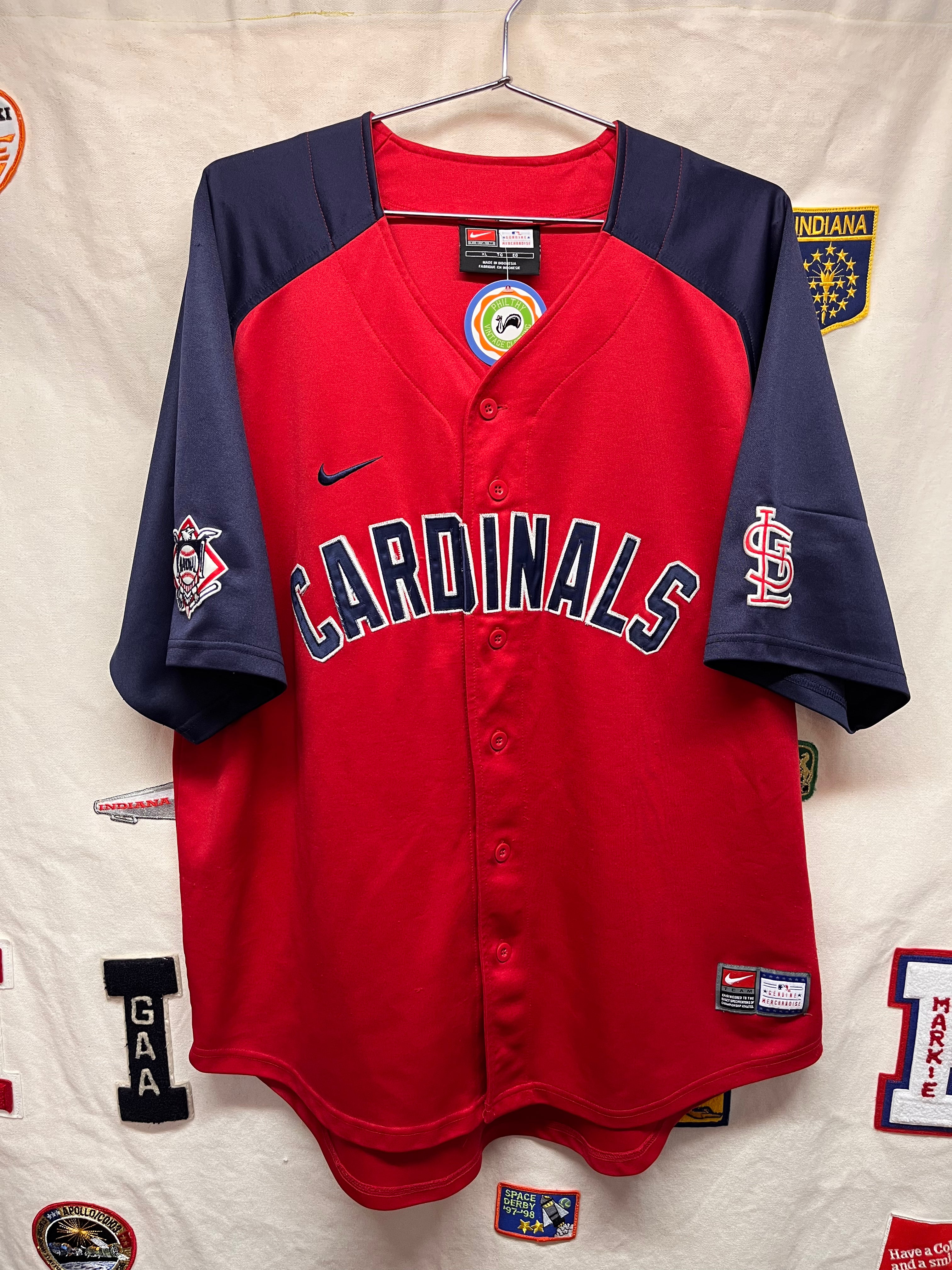 Vintage St.Louis Cardinals Nike Team MLB Baseball Jersey: XL