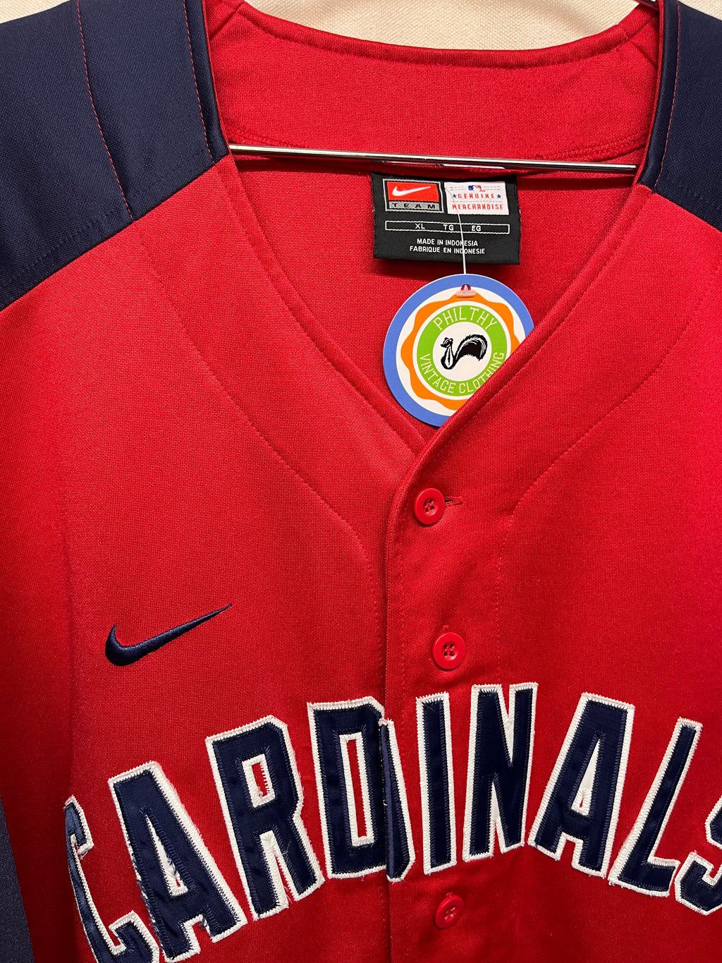 Vintage St.Louis Cardinals Nike Team MLB Baseball Jersey: XL