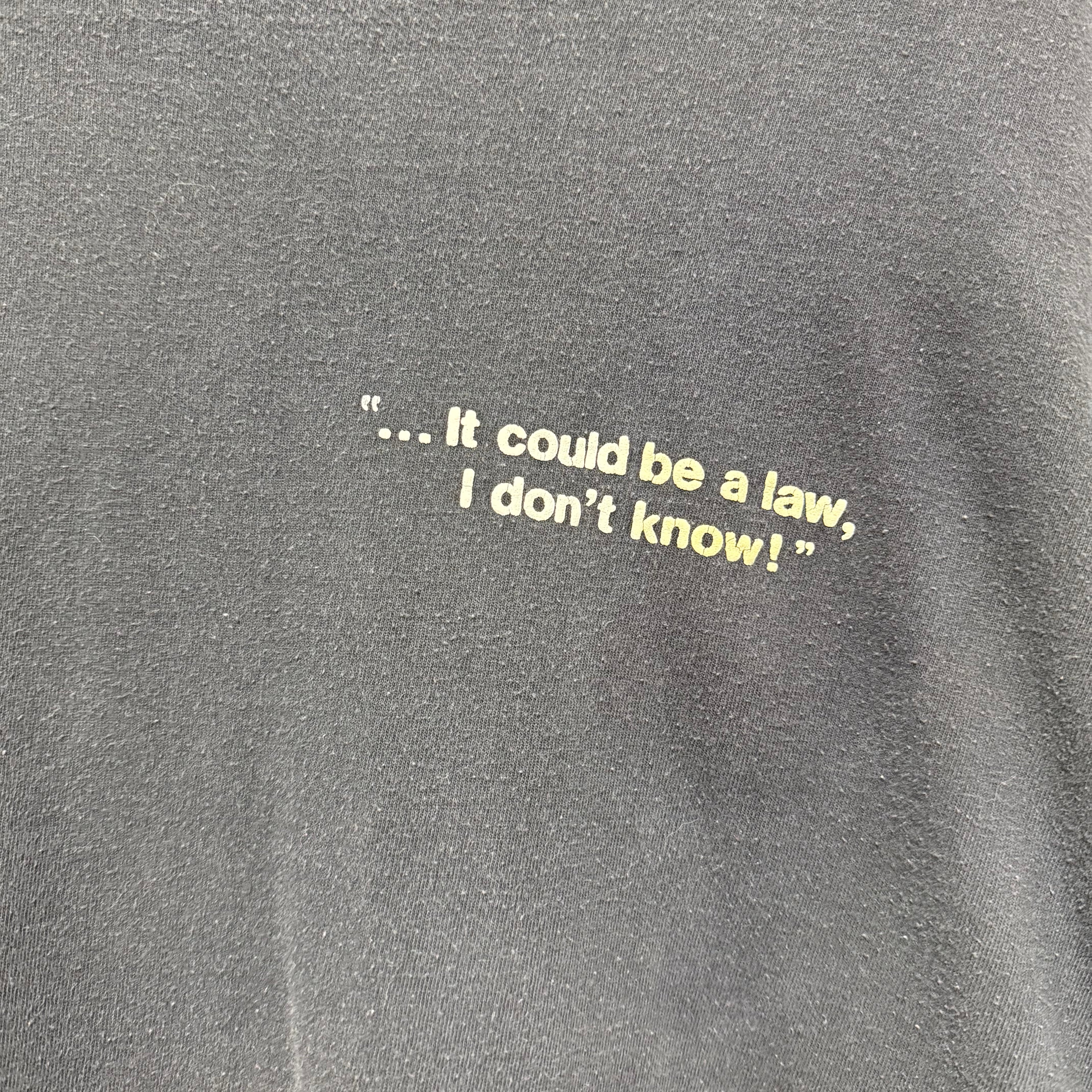 Vintage James Gregory American Comedian T-Shirt: XL