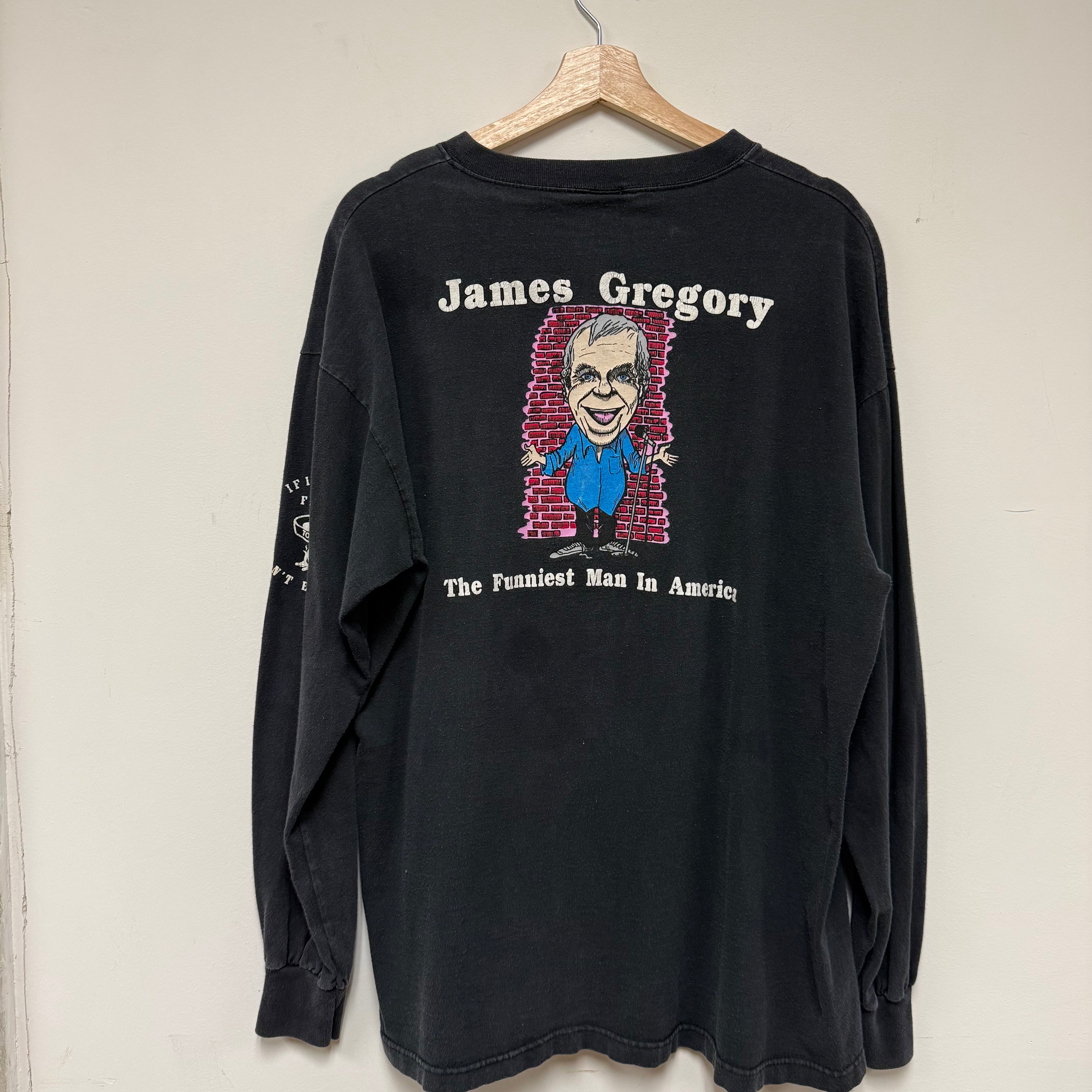 Vintage James Gregory American Comedian T-Shirt: XL