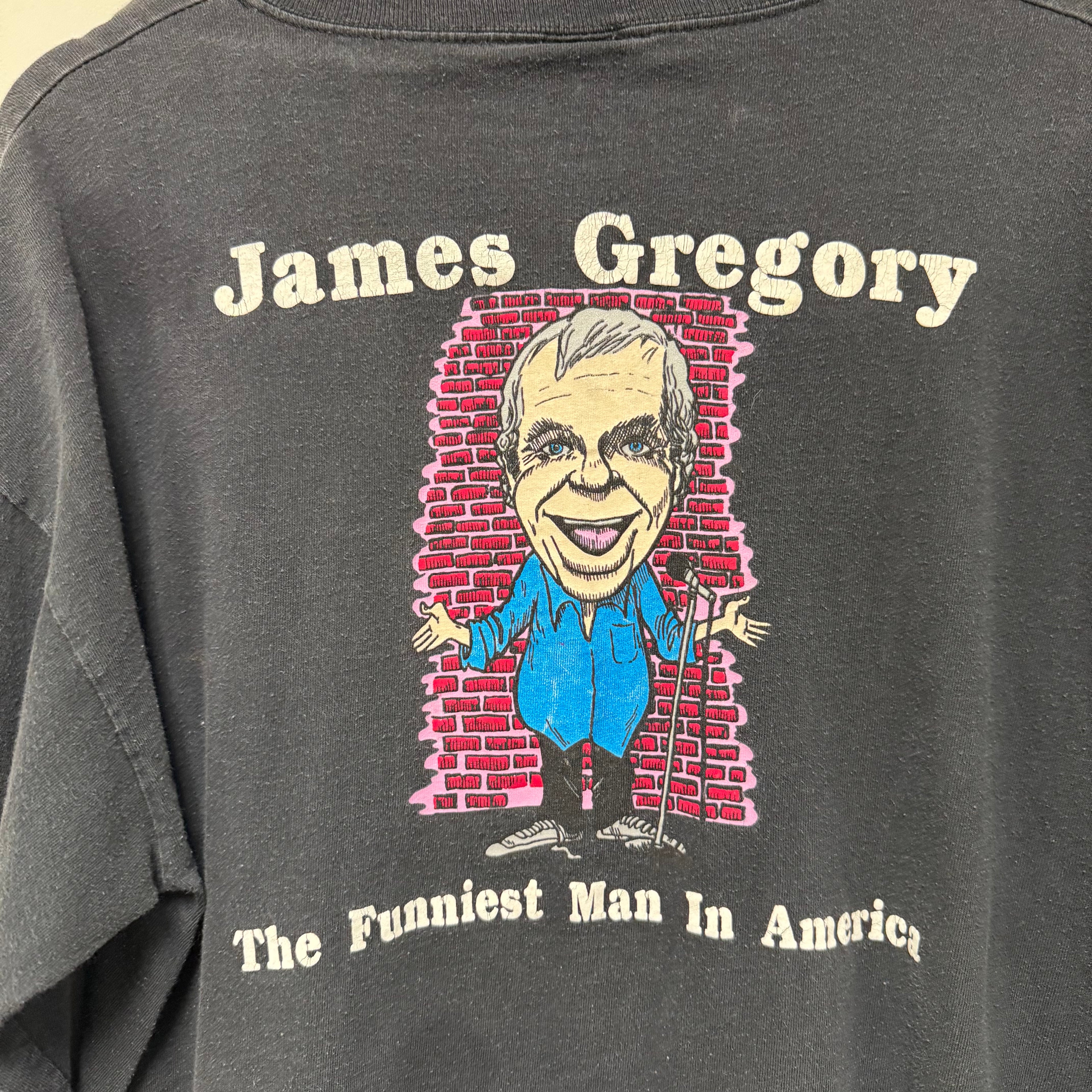 Vintage James Gregory American Comedian T-Shirt: XL