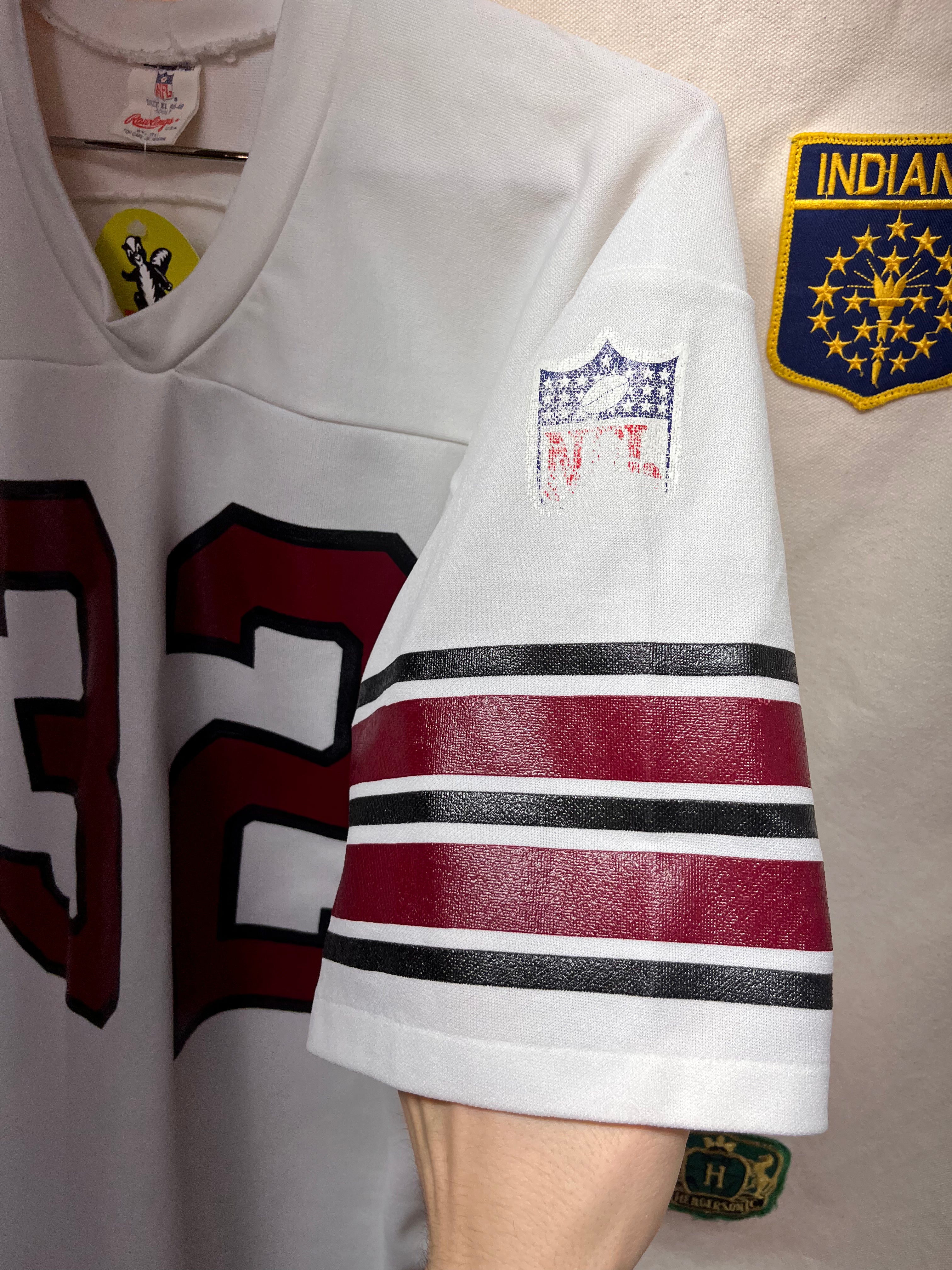 Vintage Arizona Cardinals 32 White NFL 80's Rawlings Football Jersey: XL