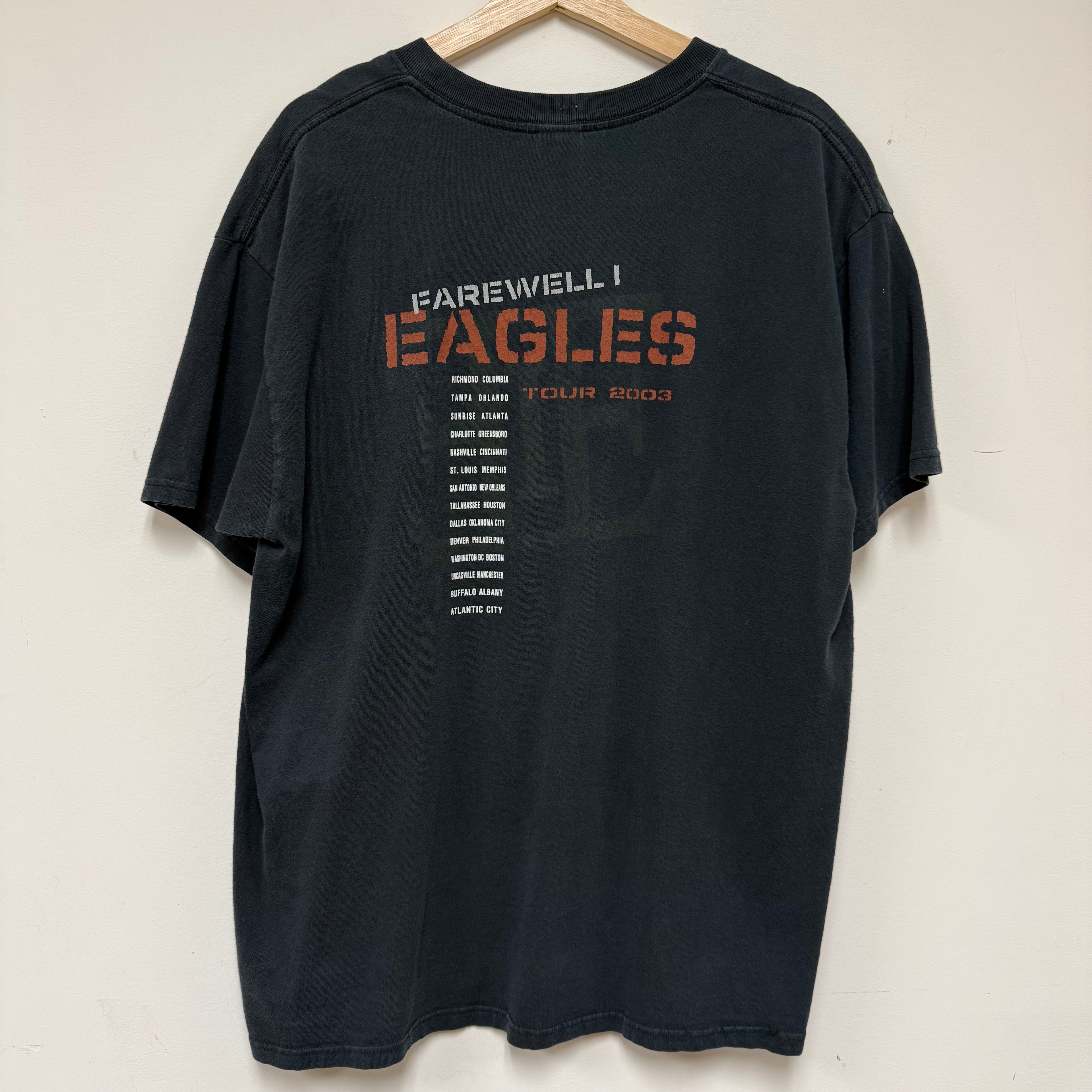 Vintage 2003 Eagles Tour T-Shirt: XL
