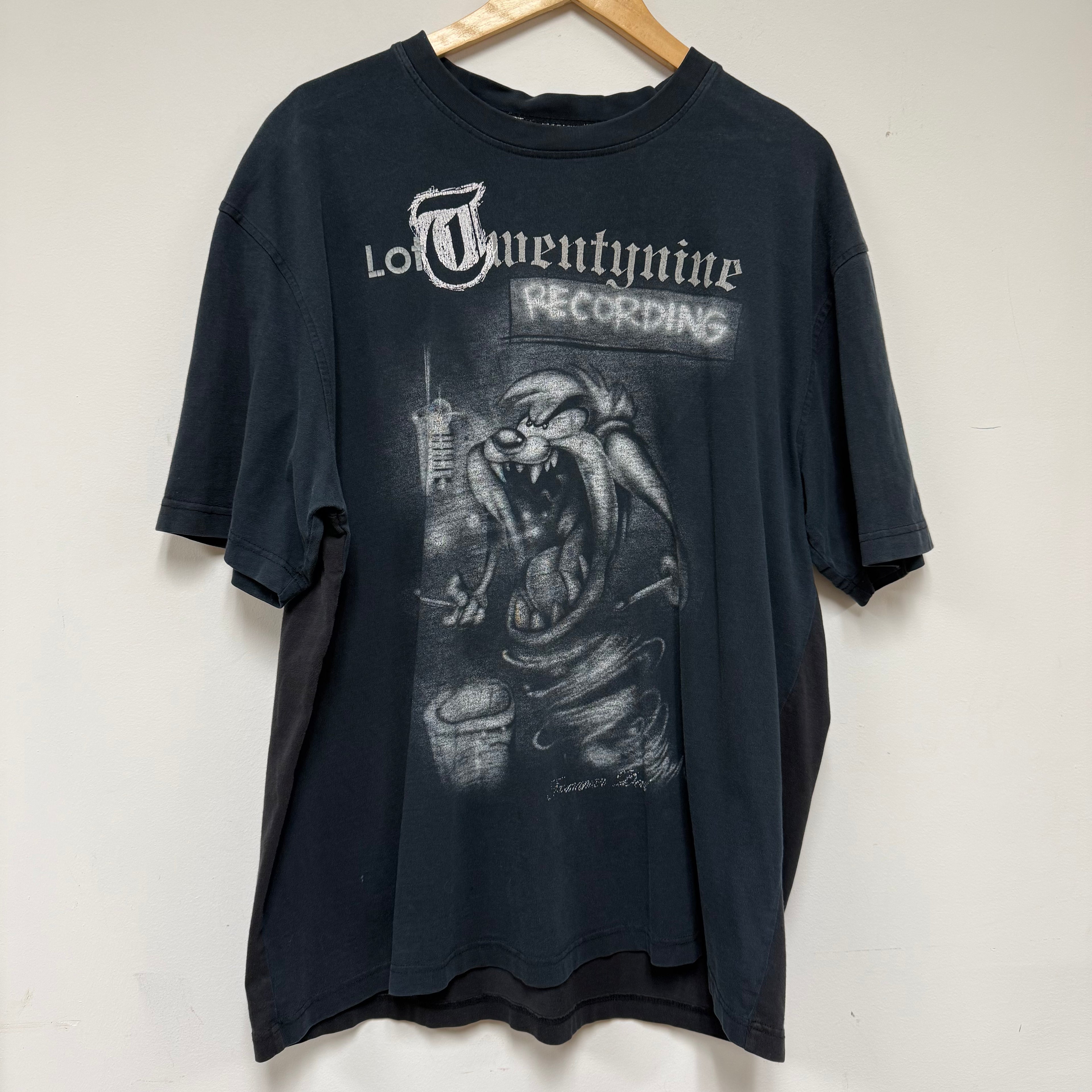 Vintage Tasmanian Devil Twentynine Recording T-Shirt: XXL