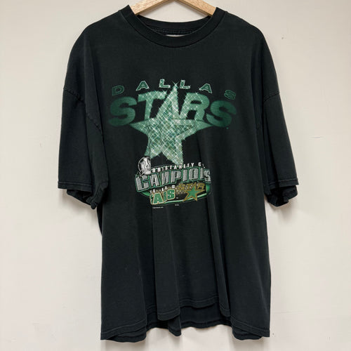 Vintage 1999 Dallas Stars Champions T-Shirt: XXL