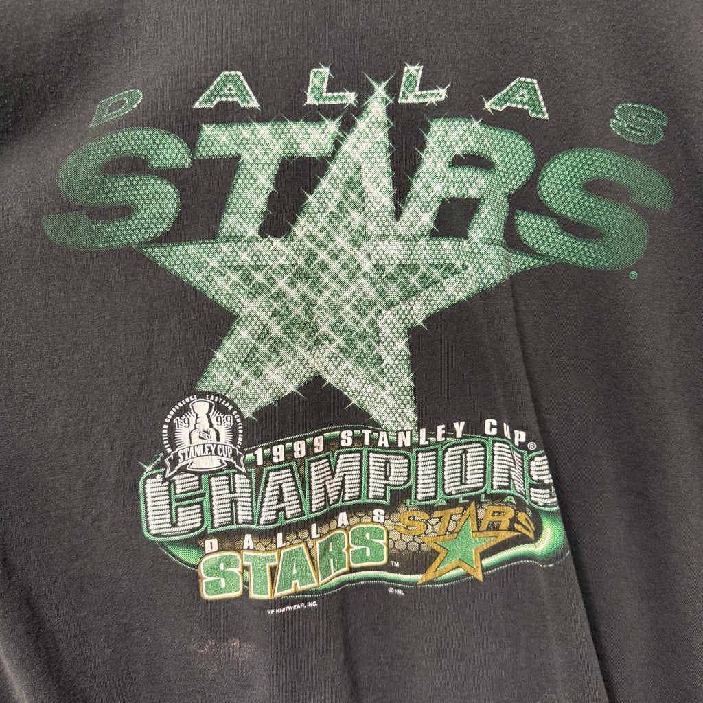 Vintage 1999 Dallas Stars Champions T-Shirt: XXL