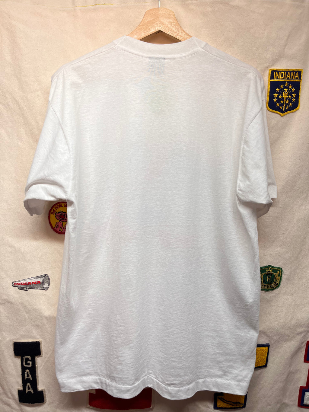 Vintage Indiana Bob Knight Hall of Doom University Hoosiers Basketball Parody T-Shirt: XL