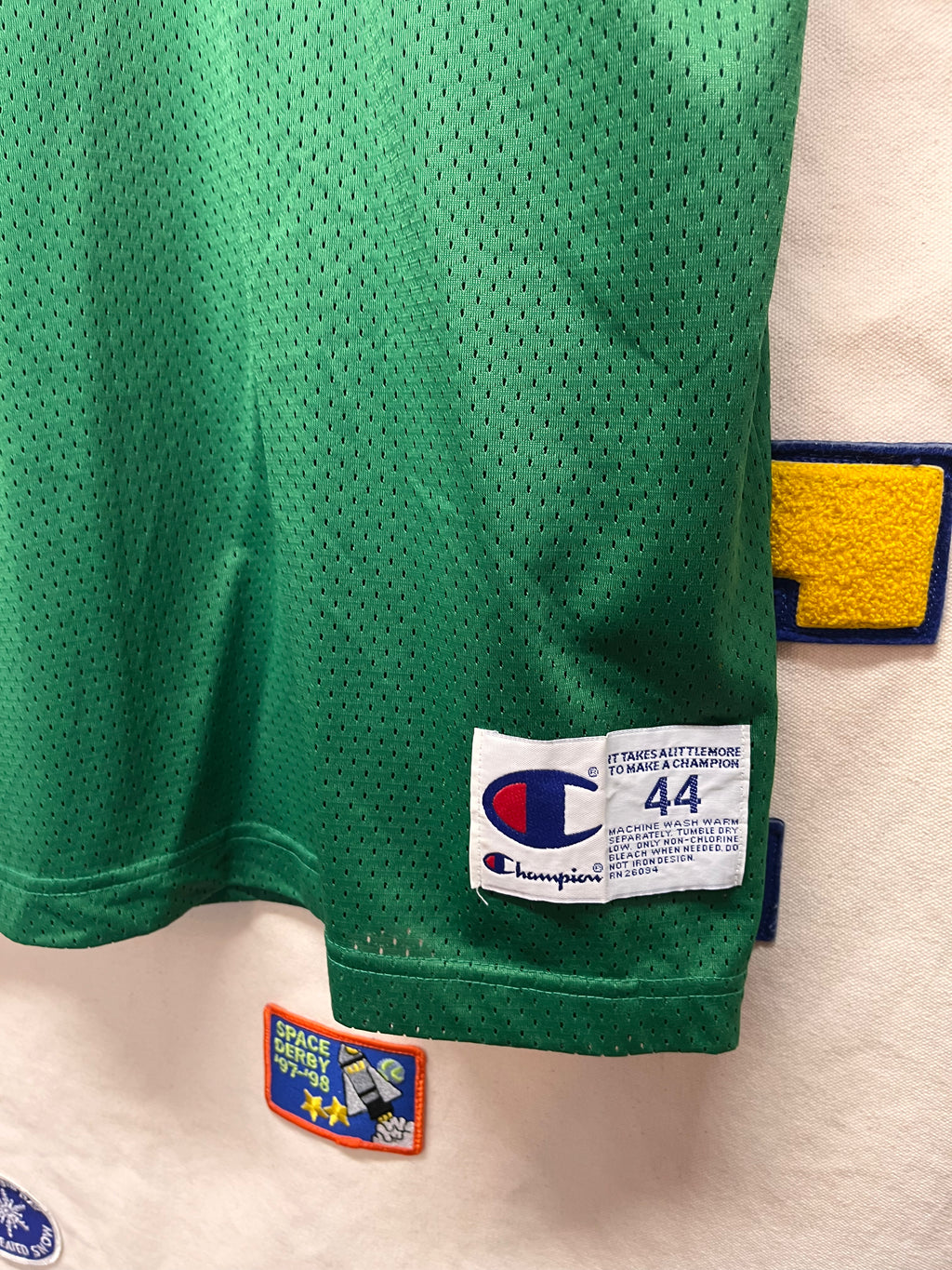 Vintage New York Jets Green Keyshawn Johnson 19 Champion Football Jersey: Large