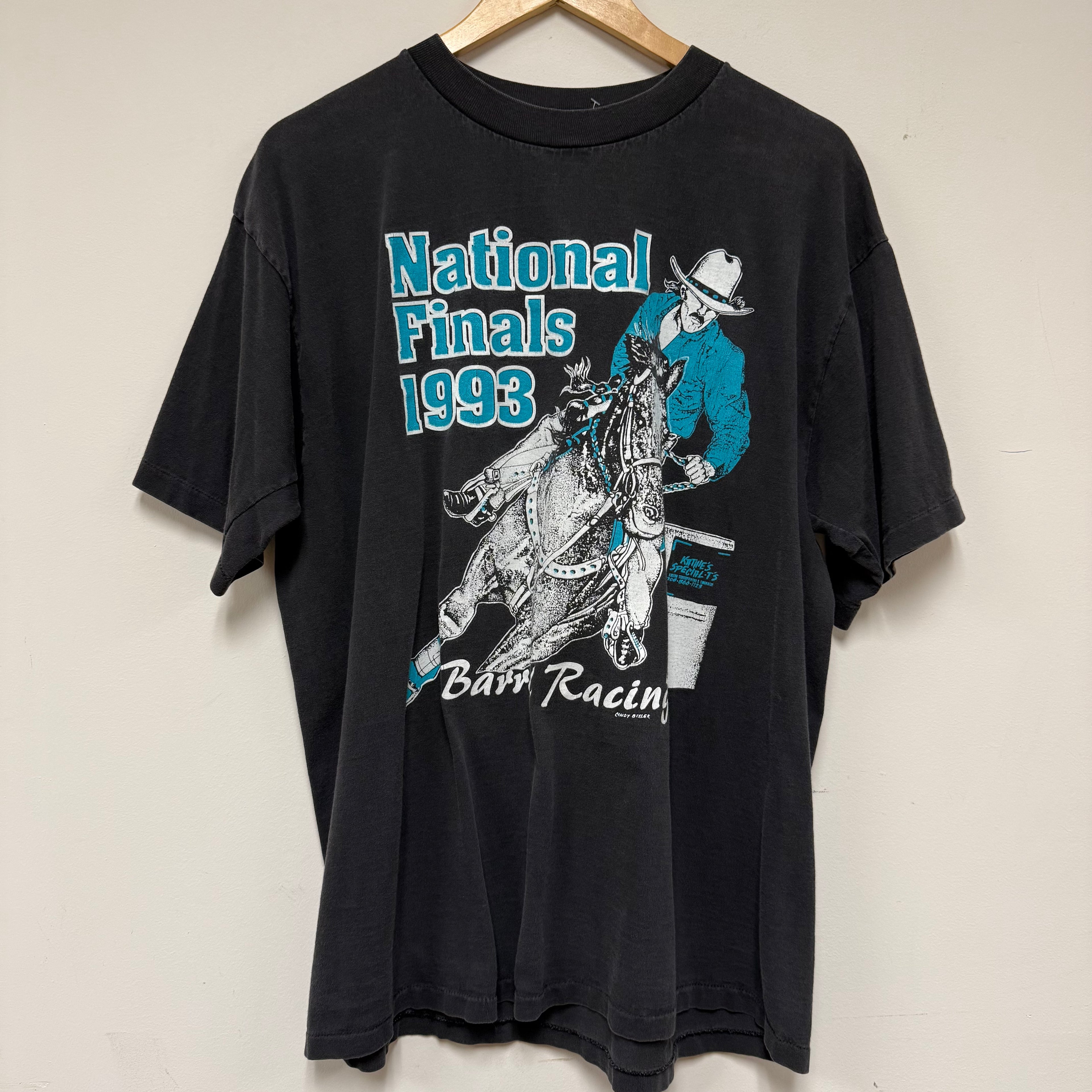 Vintage 1993 National Finals Barry Racing T-Shirt: XL